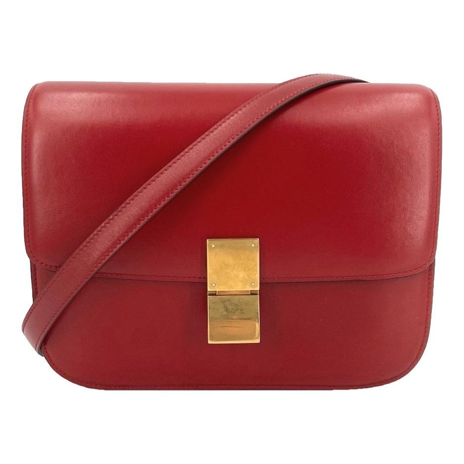 Classic leather handbag