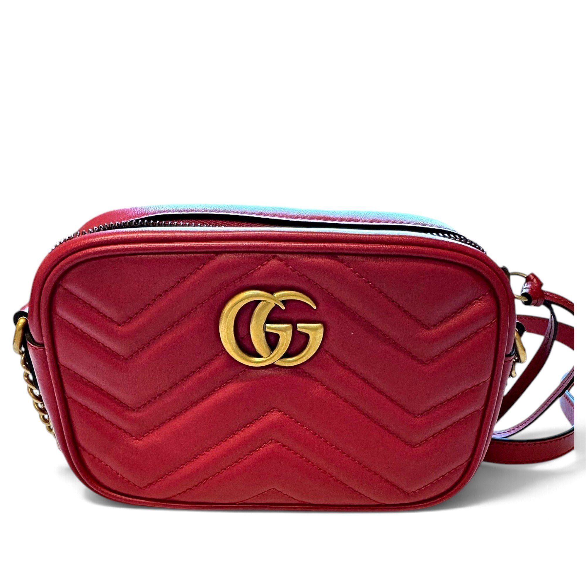 GG Marmont Zip leather crossbody bag