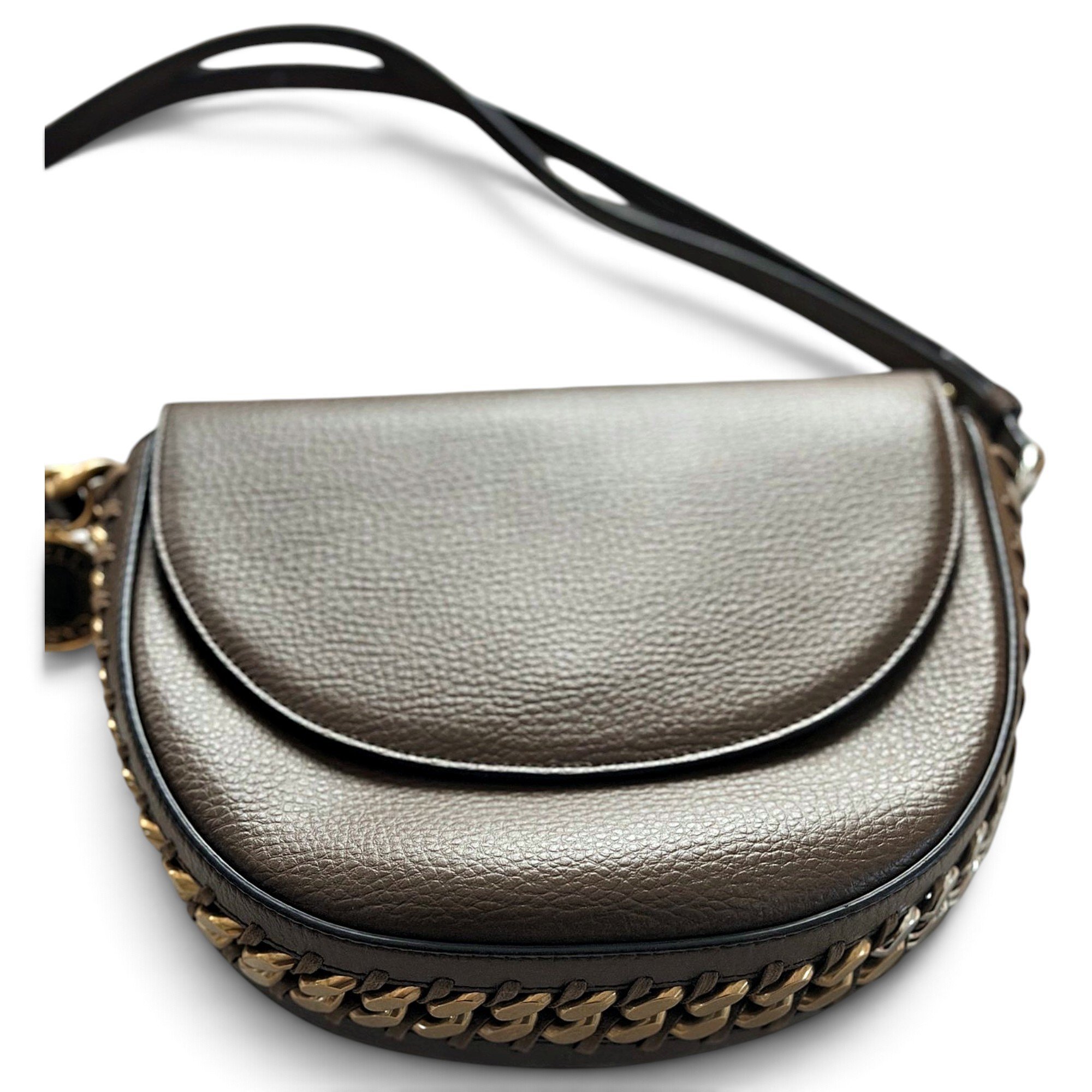 Stella McCartney Frayme leather crossbody bag