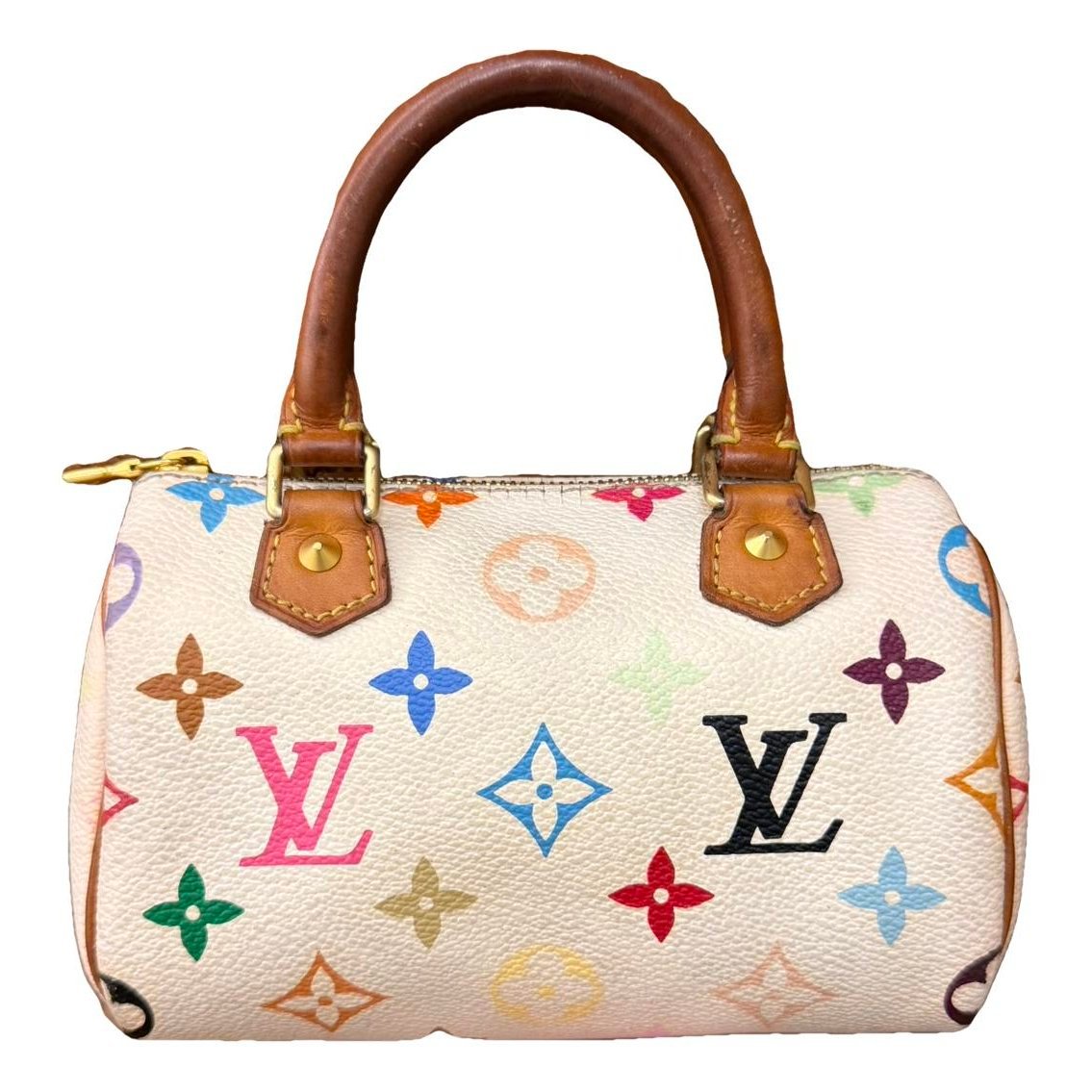 Nano Speedy / Mini HL leather handbag