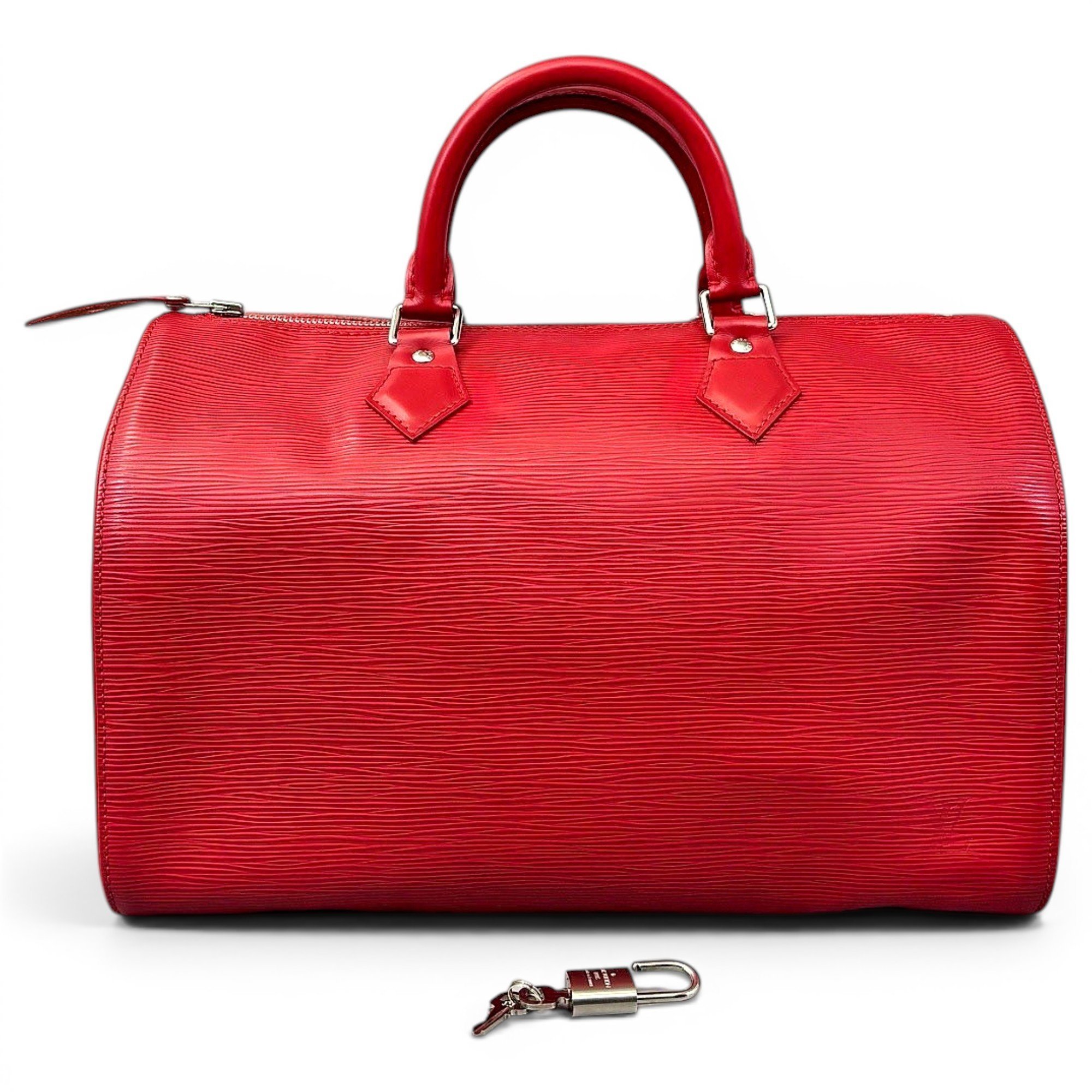 Speedy leather handbag