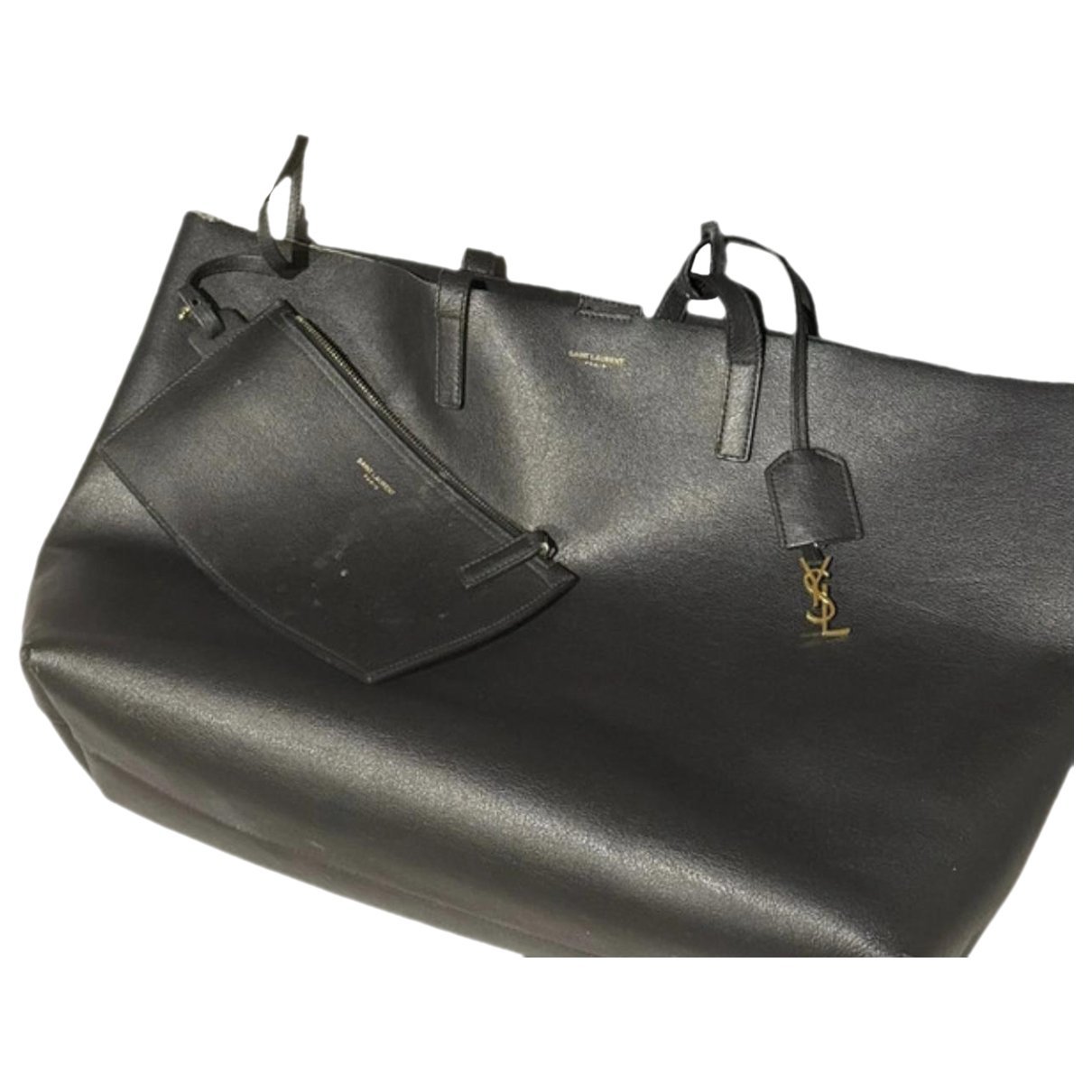 Leather tote