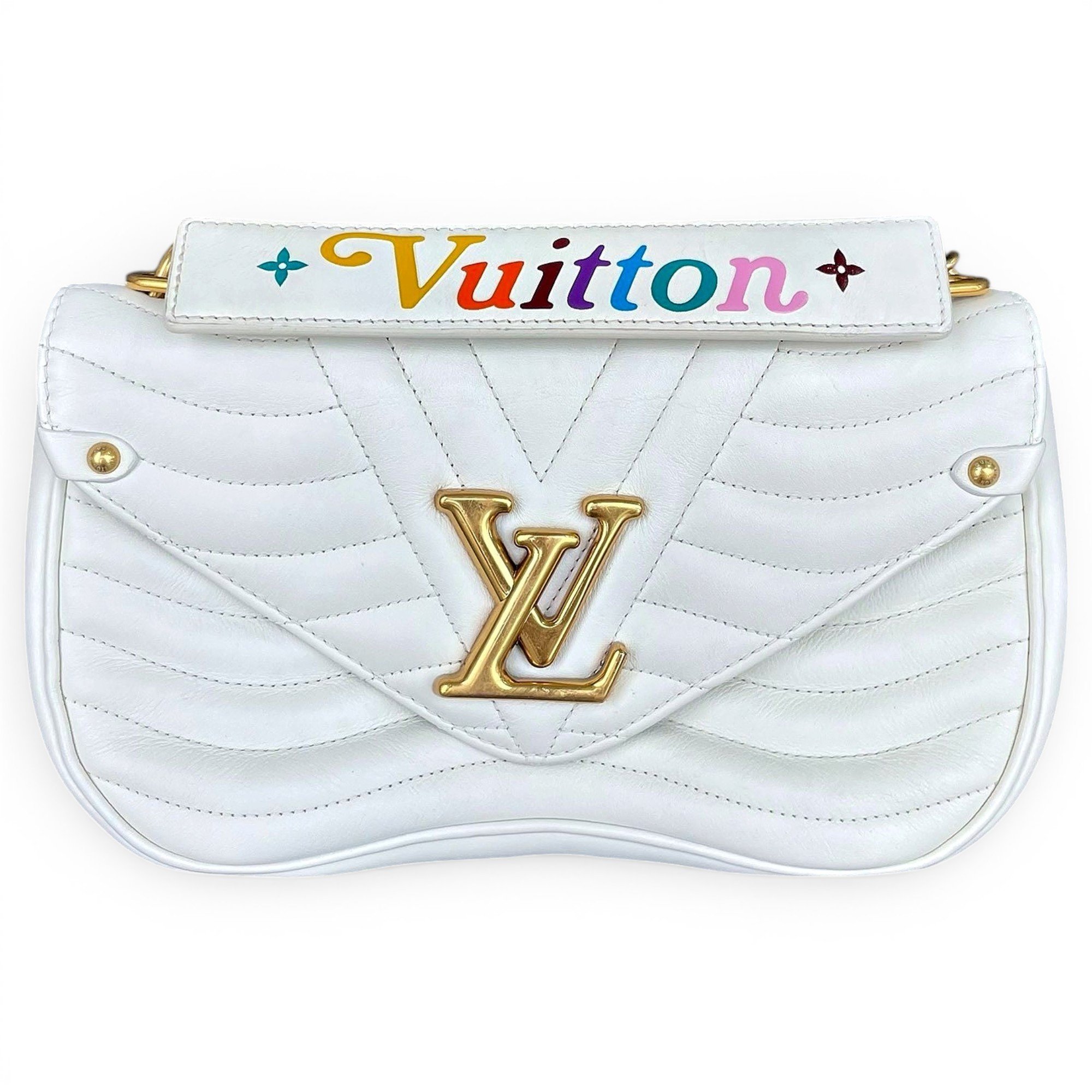 New Wave leather handbag
