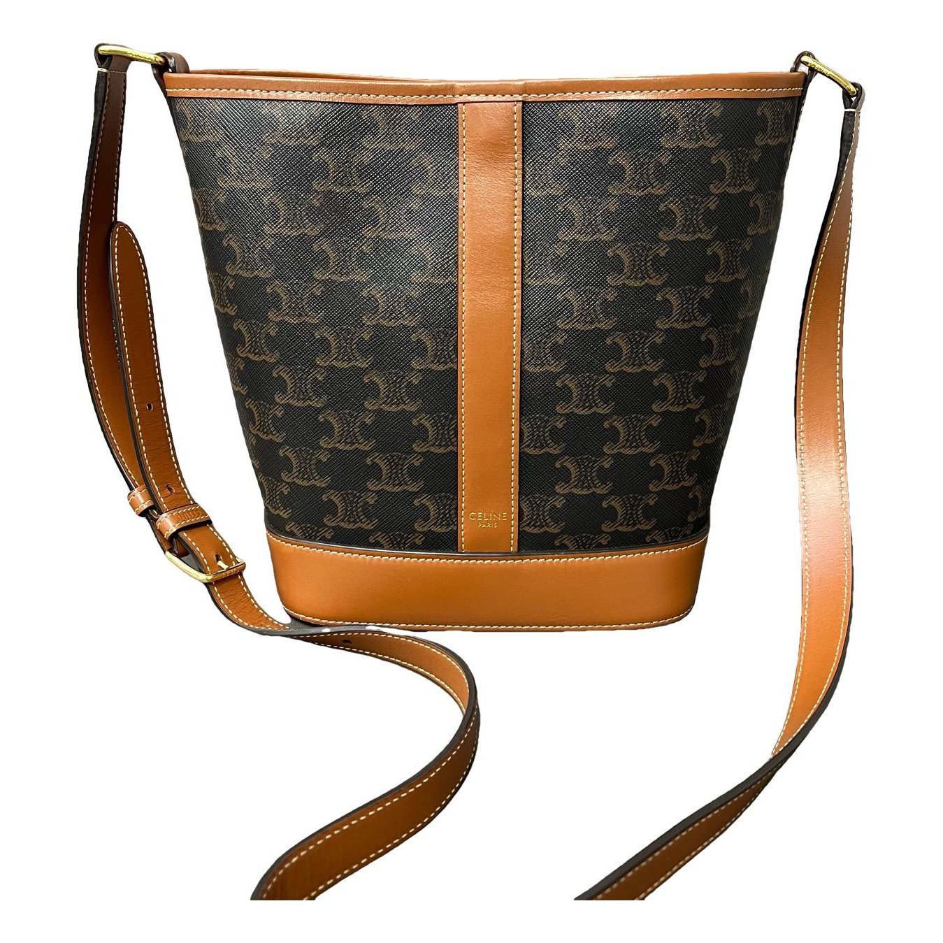 SAC SEAU leather handbag