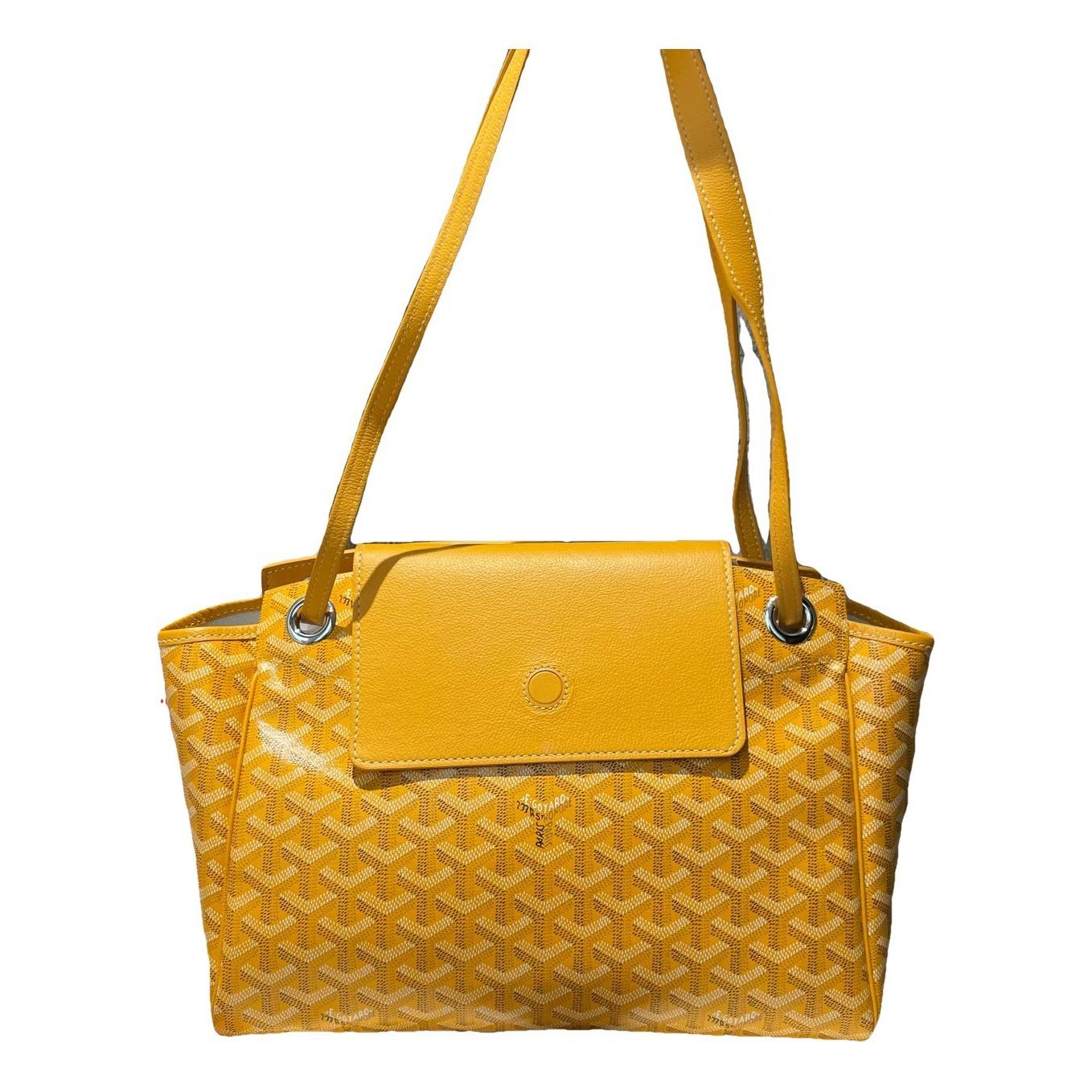 Rouette leather handbag