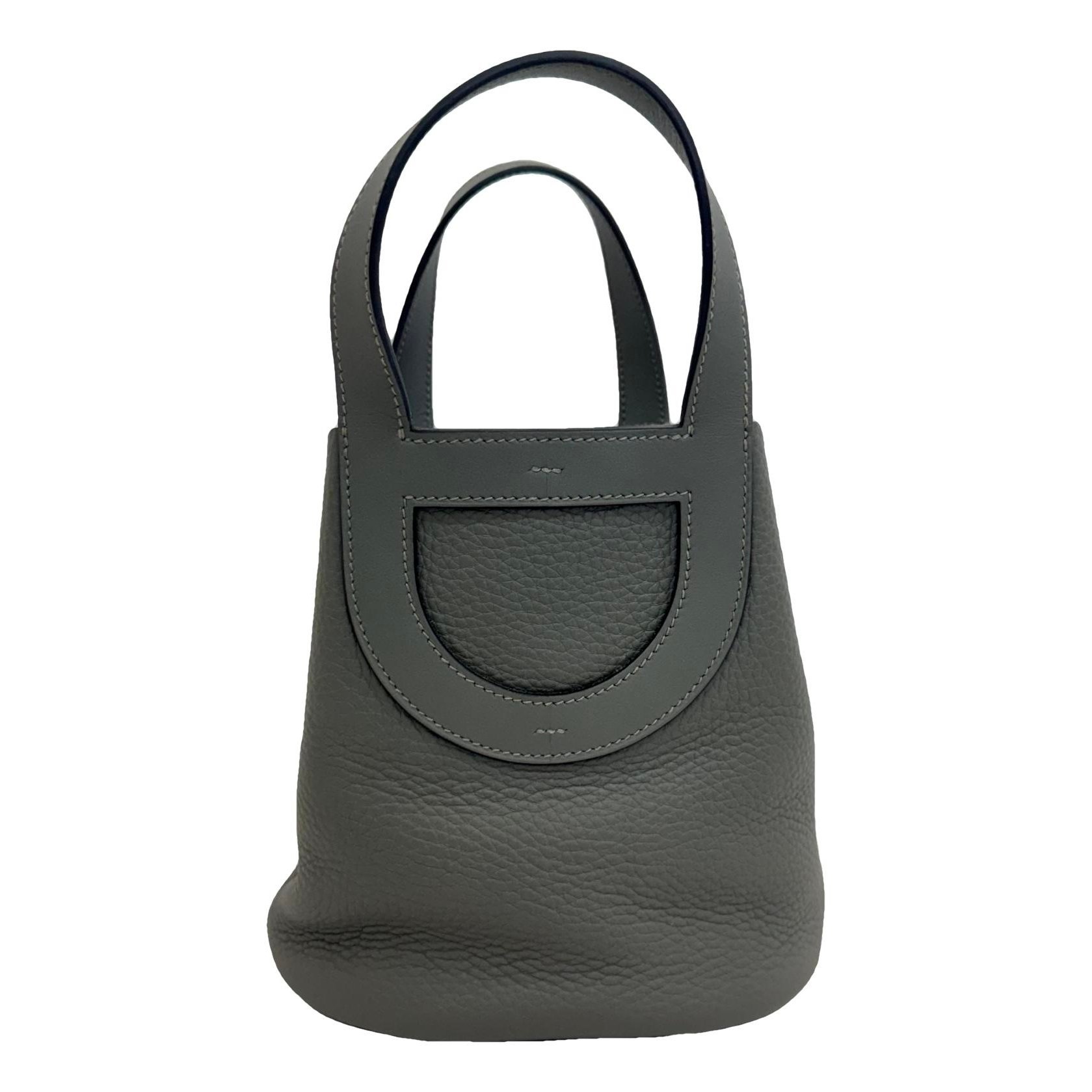 Picotin leather tote