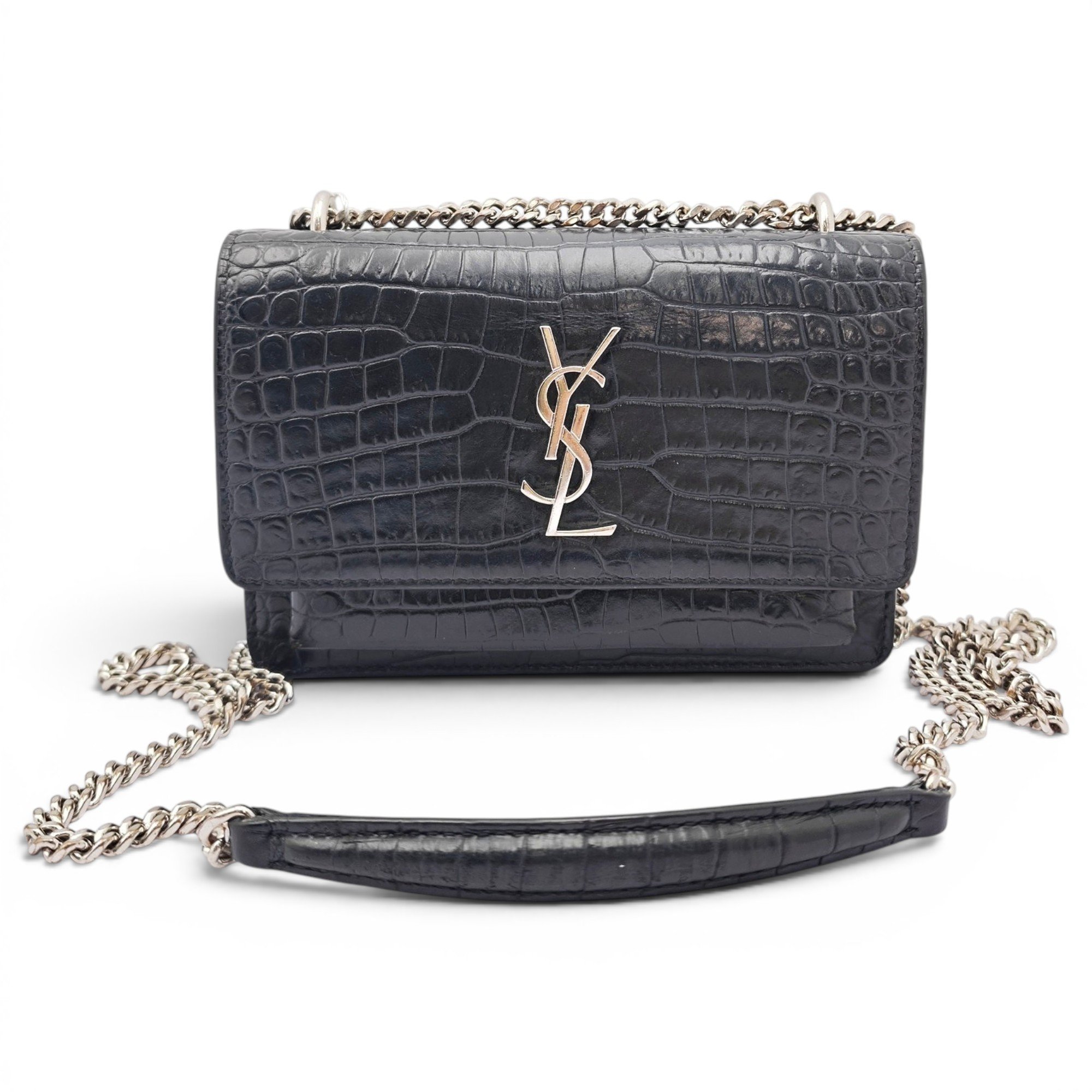 Sunset leather crossbody bag