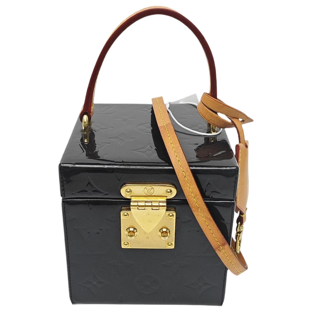 Patent leather handbag