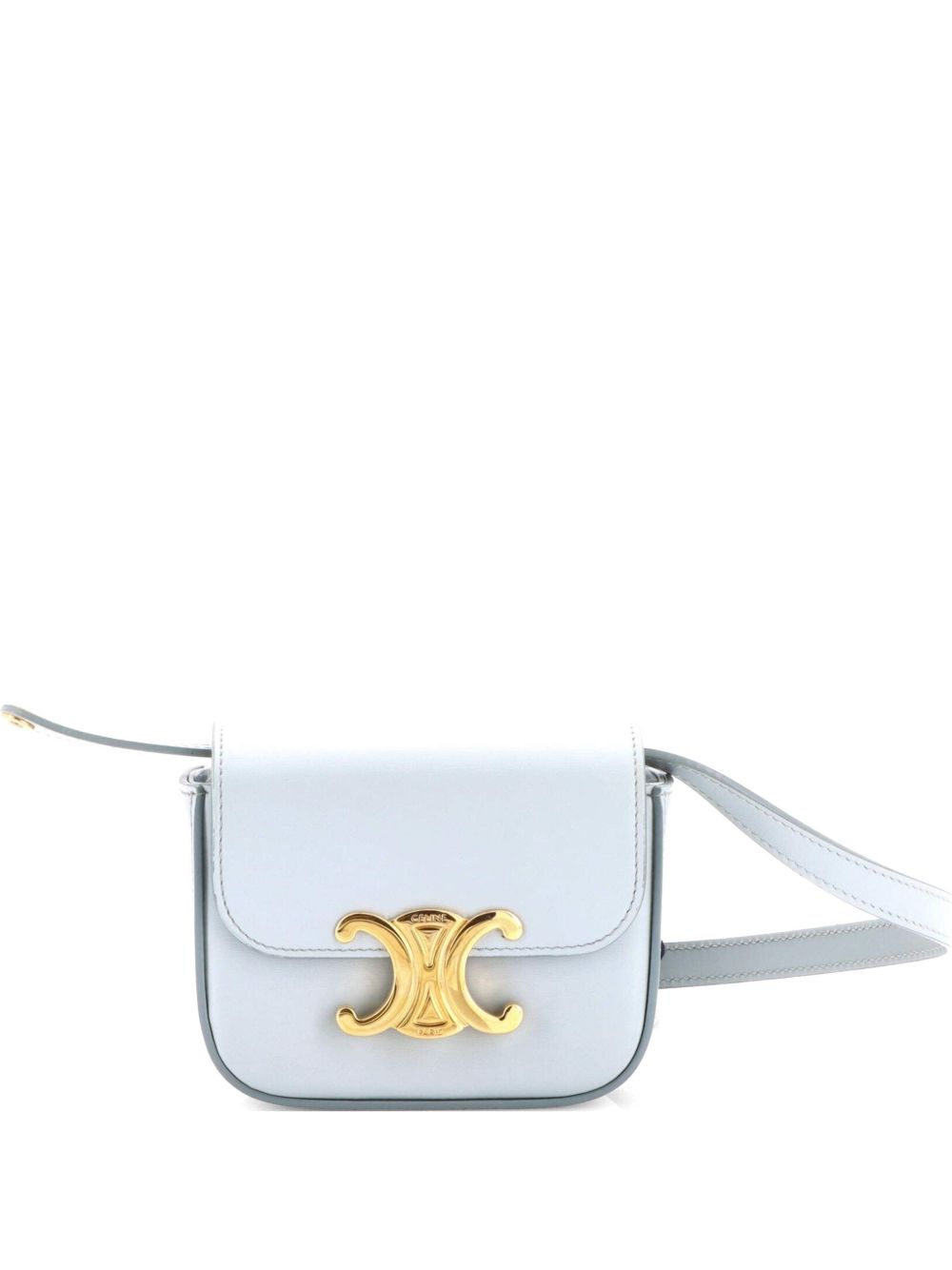 Triomphe Shoulder Bag Smooth Calfskin Mini crossbody bag