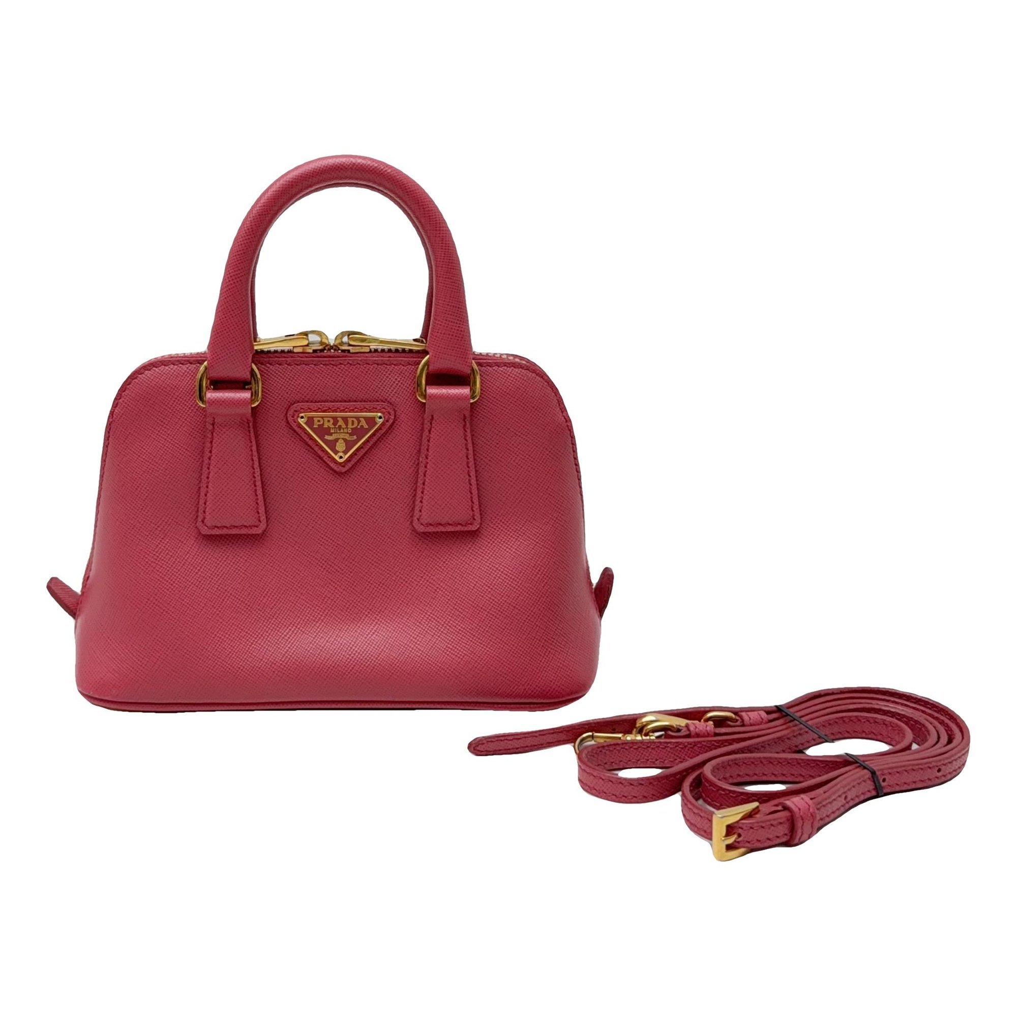 Promenade leather handbag
