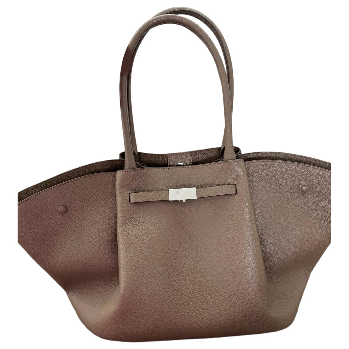 Leather tote