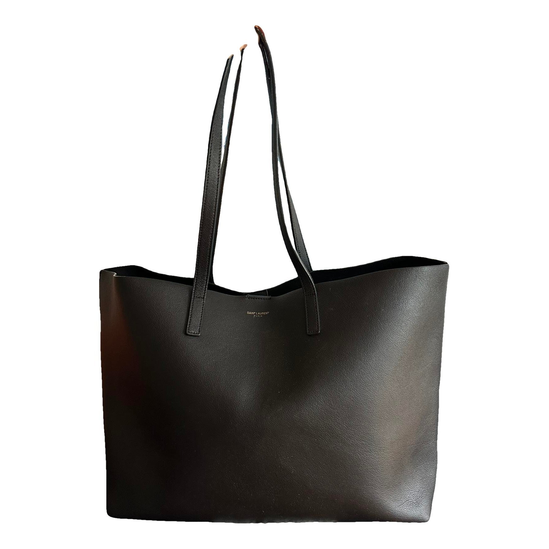 Shopping leather tote