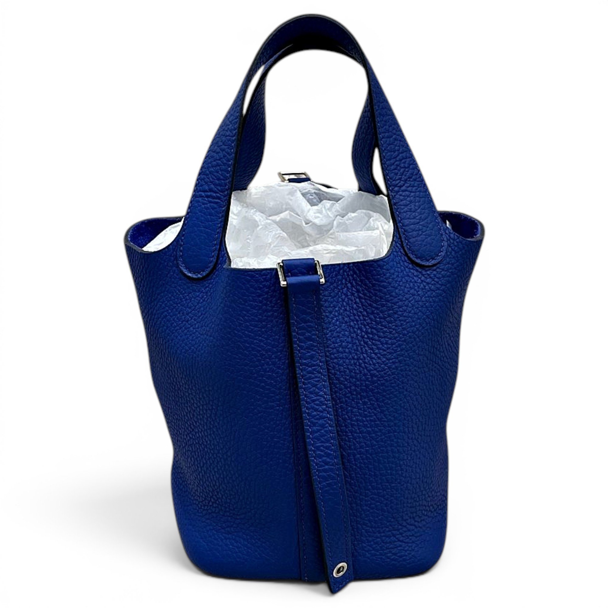 Picotin leather handbag