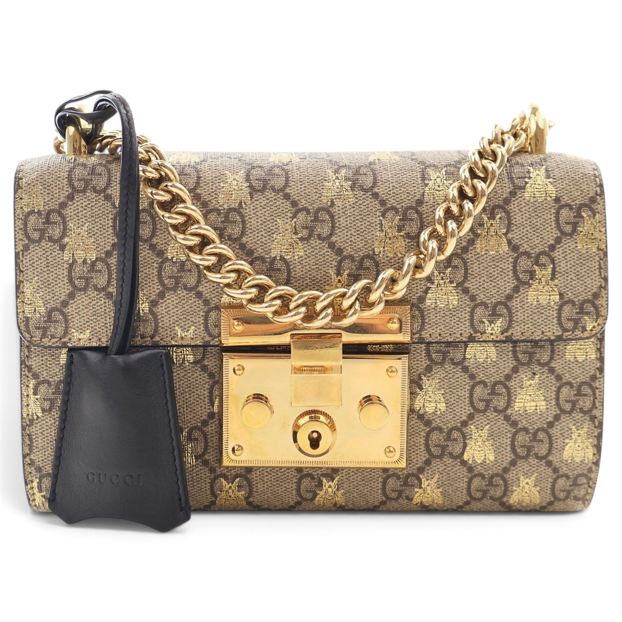 Padlock crossbody bag