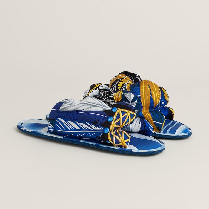 Random Silk Slippers
