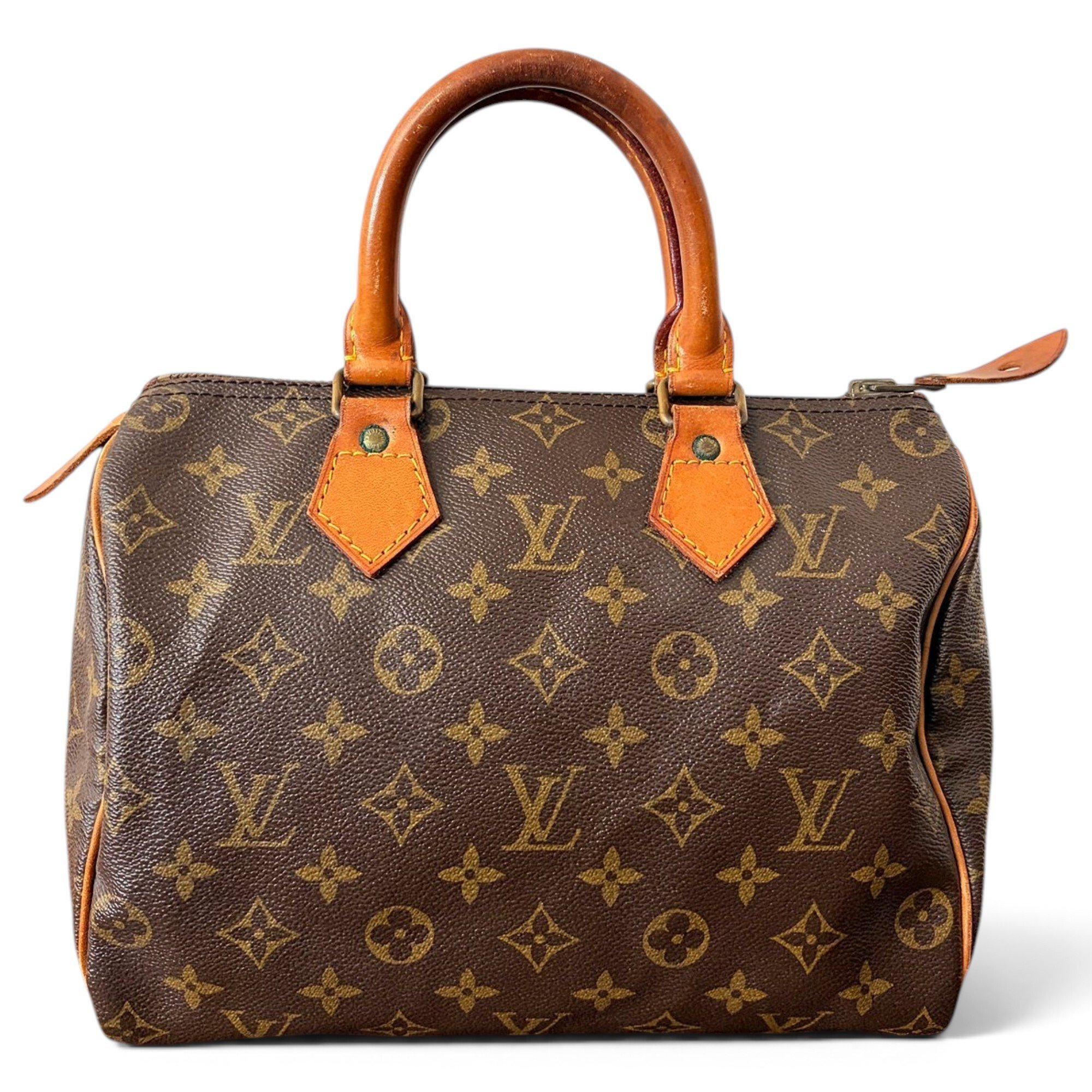 Speedy leather handbag