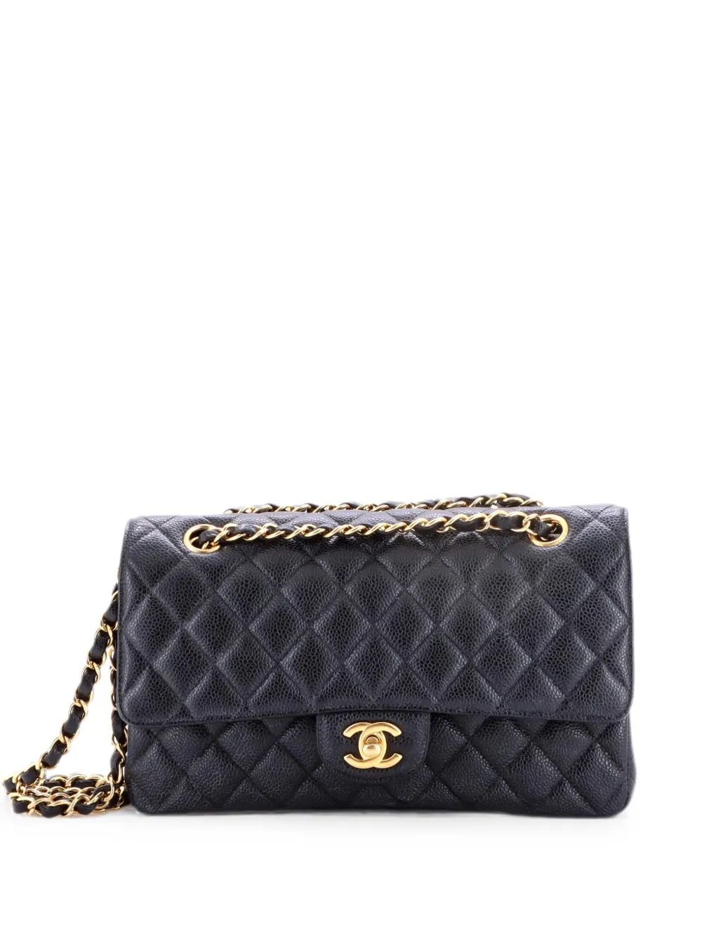 Classic Double Flap Bag Quilted Caviar Medium shoulder bag