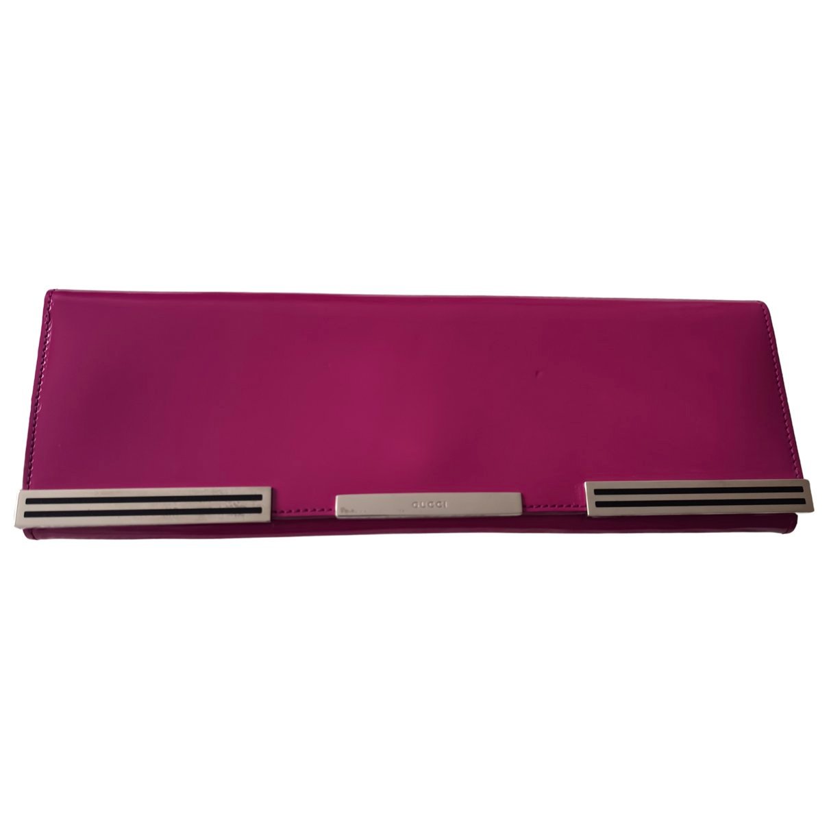 Patent leather clutch bag