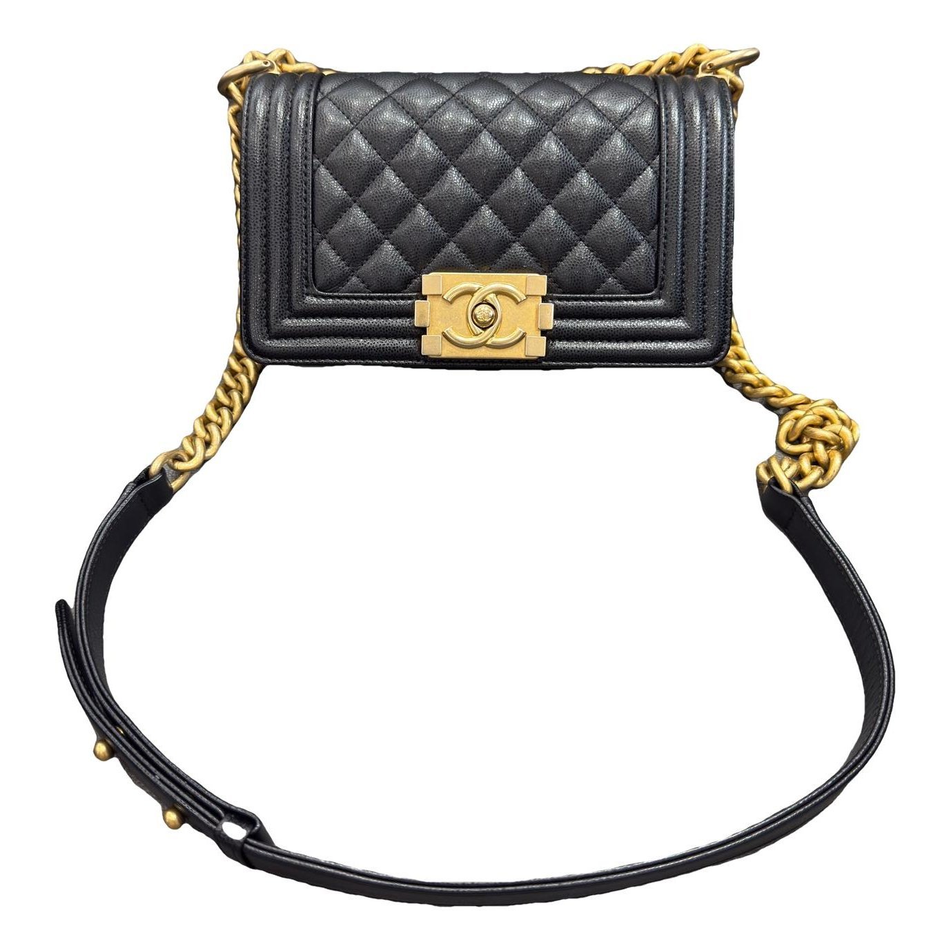 Boy leather crossbody bag