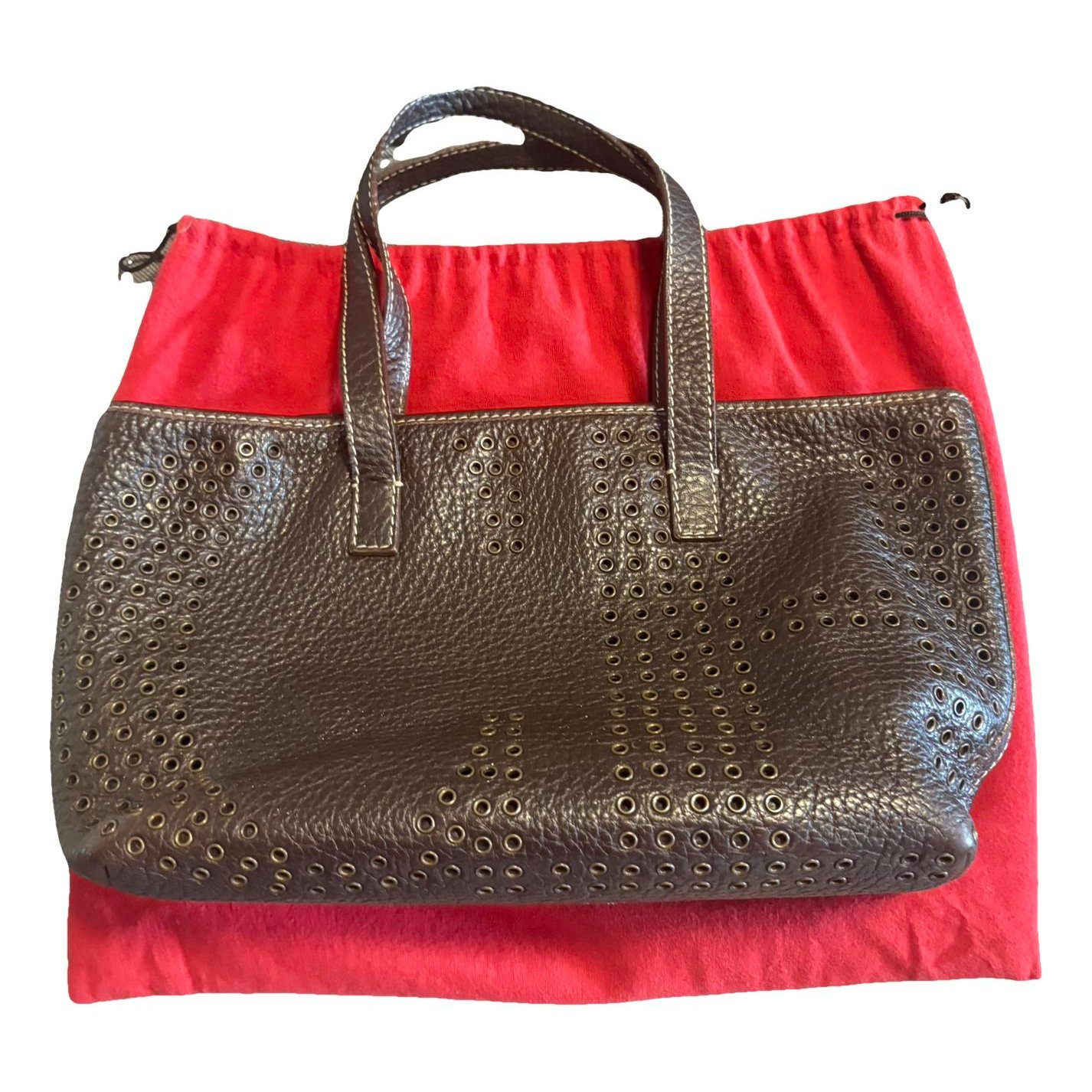 Leather handbag