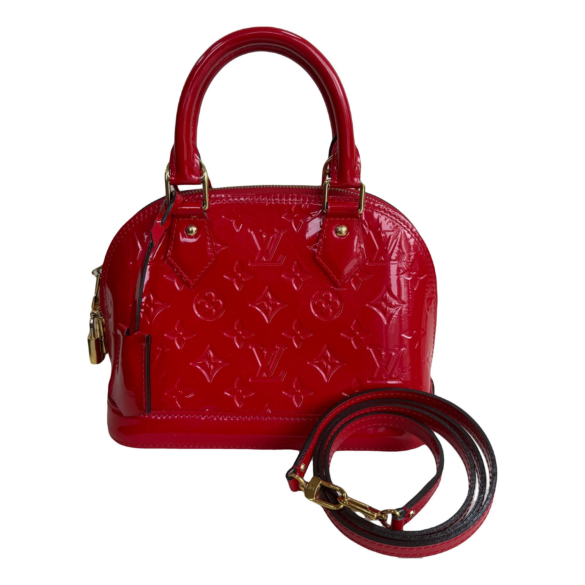 Louis Vuitton Alma BB leather handbag