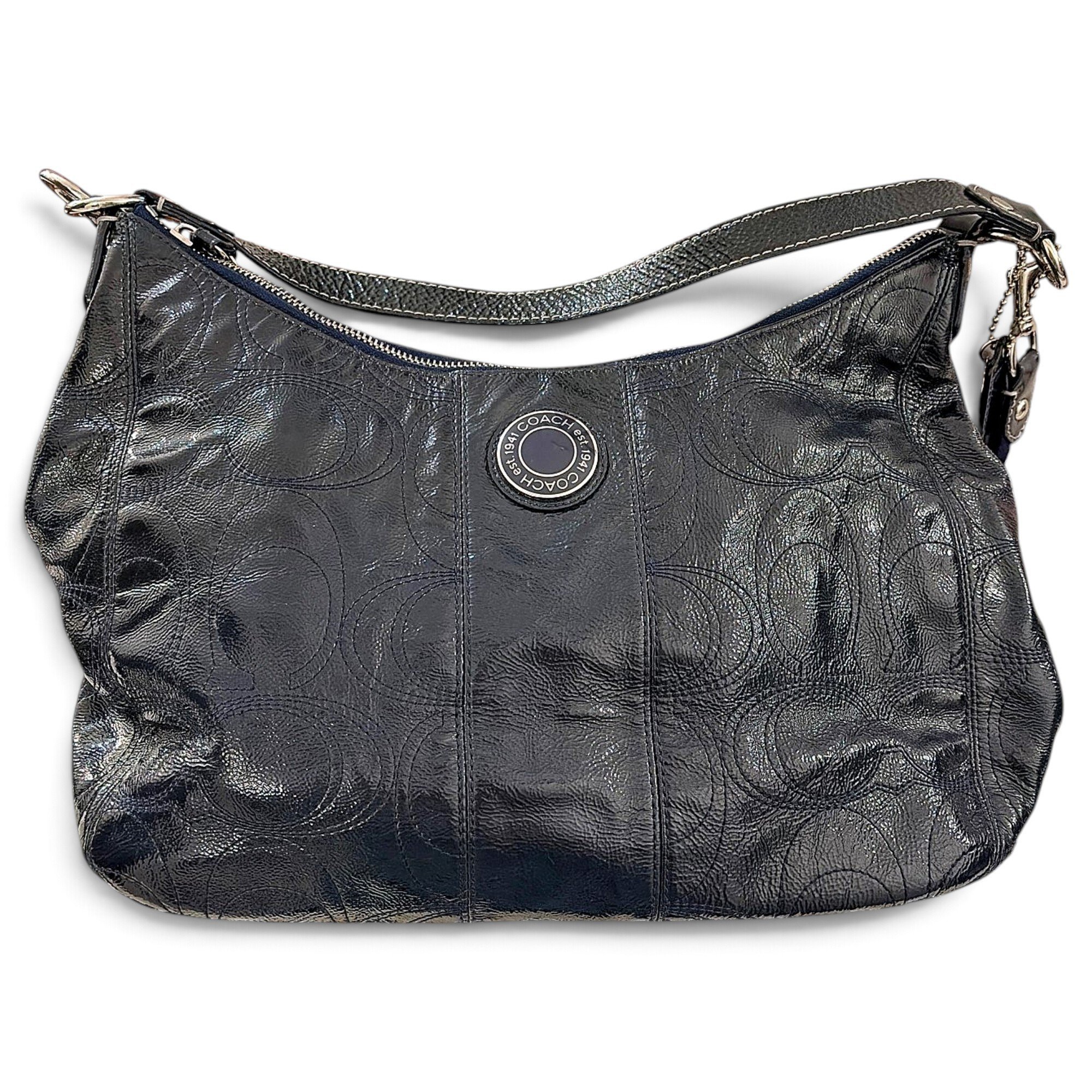 Large Scout Hobo patent leather handbag