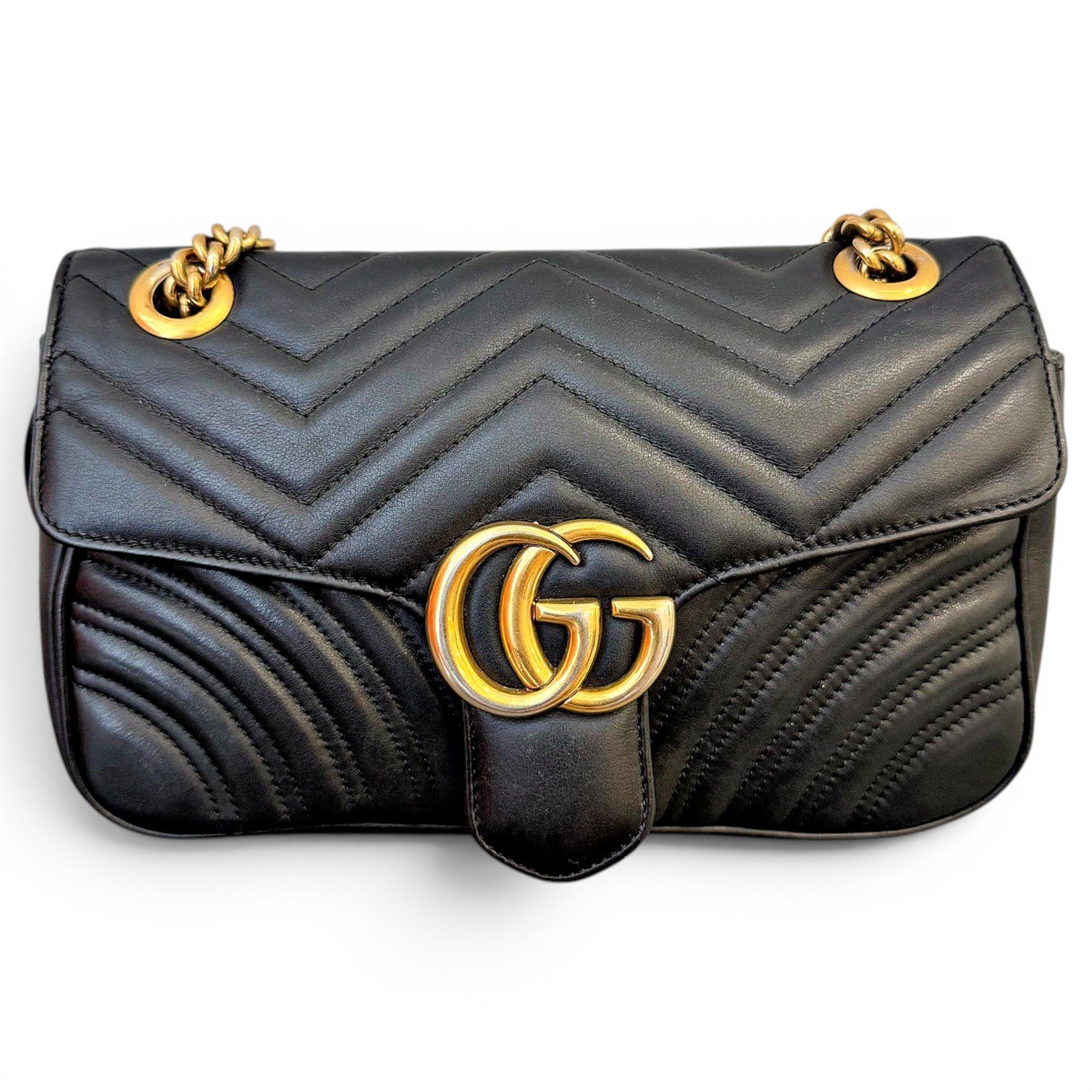 GG Marmont Flap leather crossbody bag
