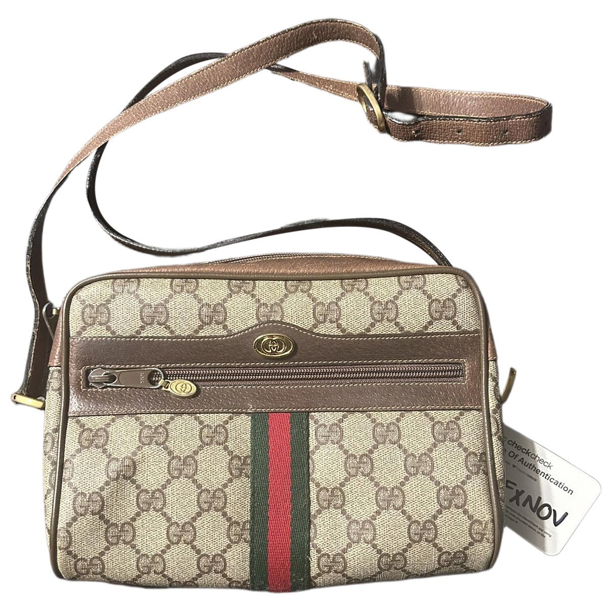 Ophidia leather crossbody bag