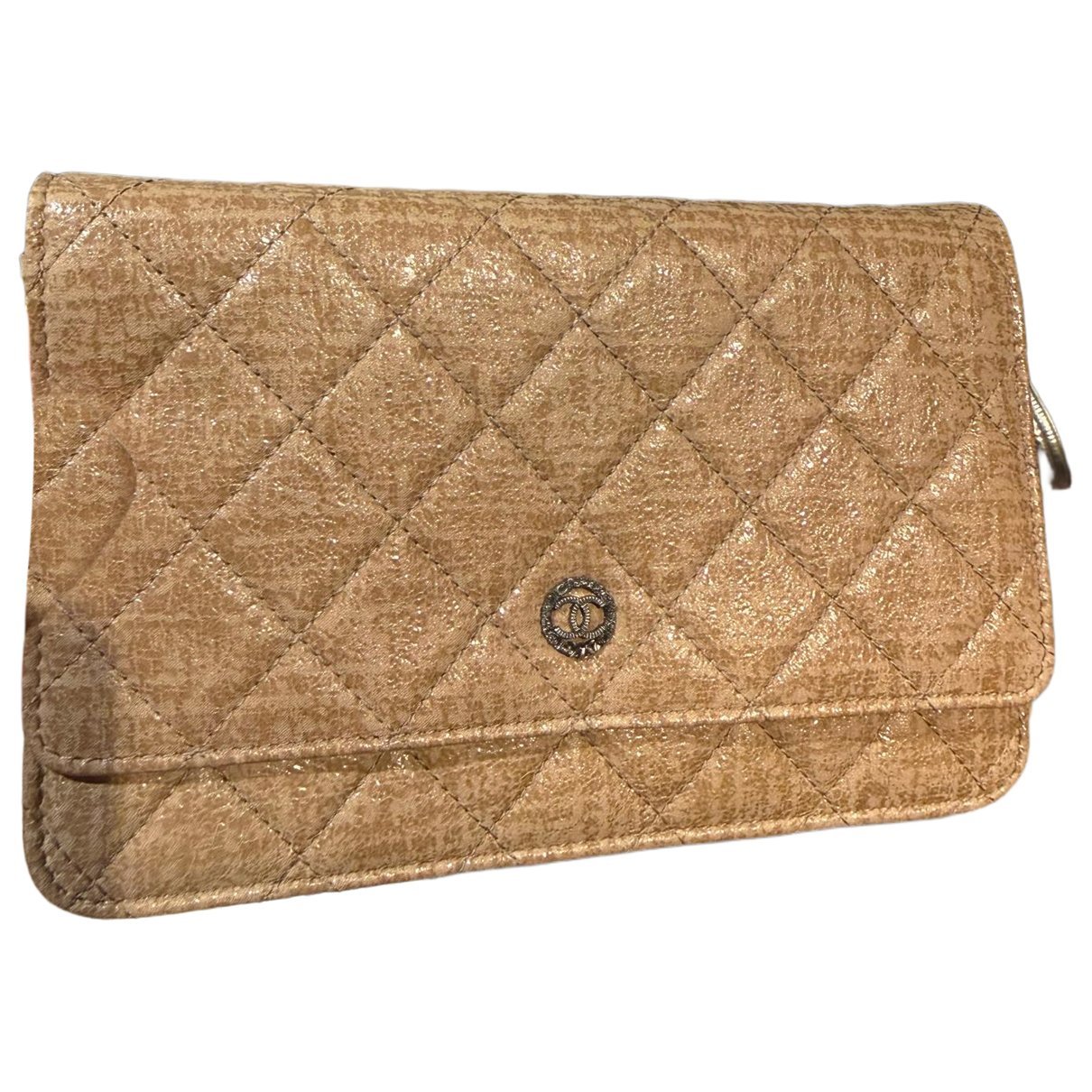 Wallet On Chain leather handbag