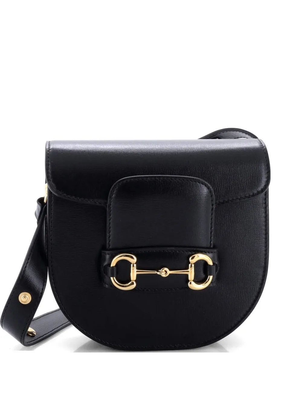 Horsebit 1955 Rounded Shoulder Bag Leather Mini crossbody bag