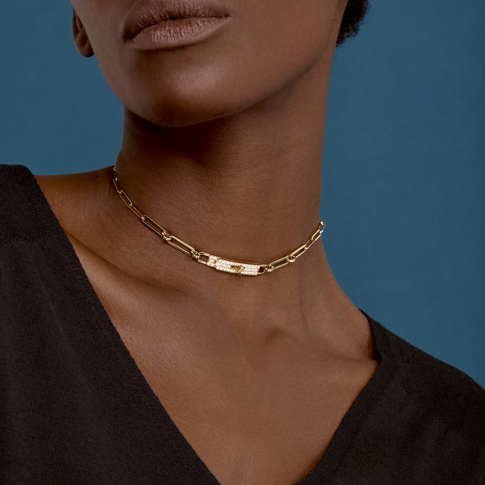 Sans Coloris Kelly Chaine Choker, Small Model