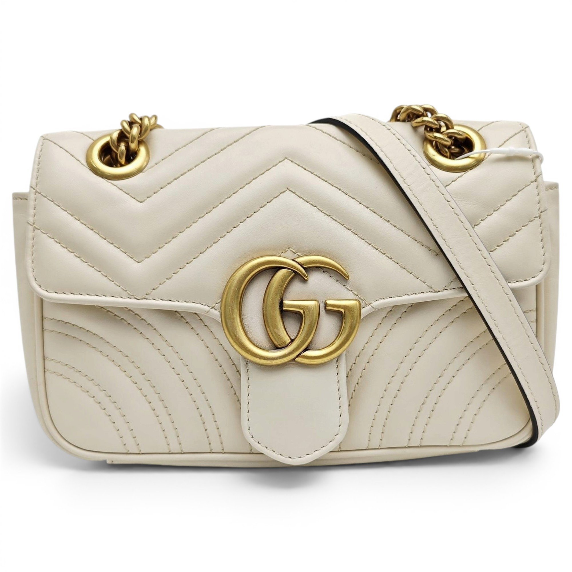 GG Marmont Flap leather crossbody bag