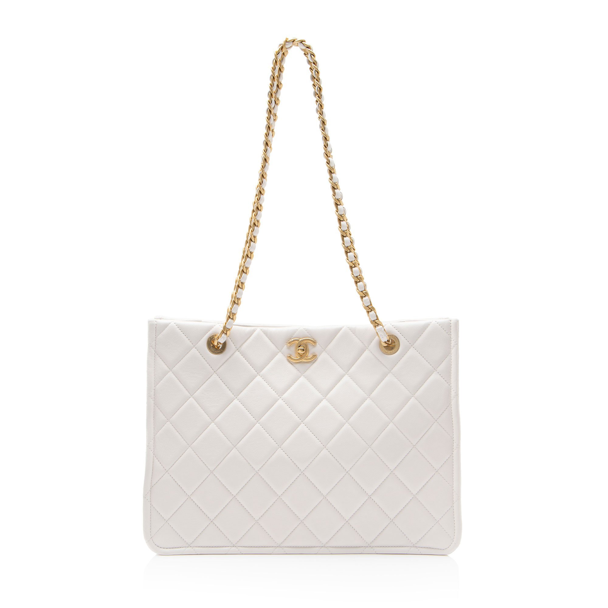 Leather tote