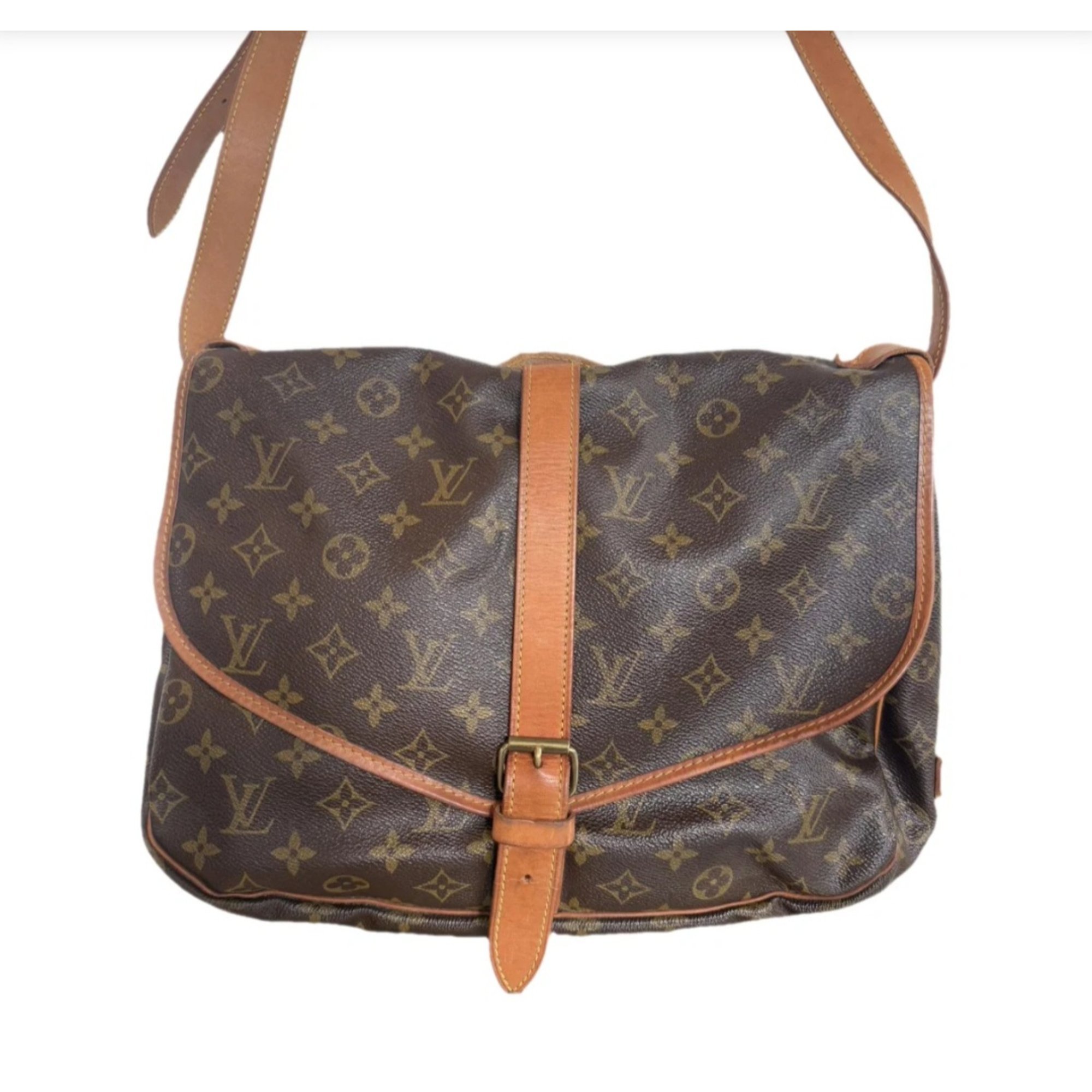 Saumur leather crossbody bag