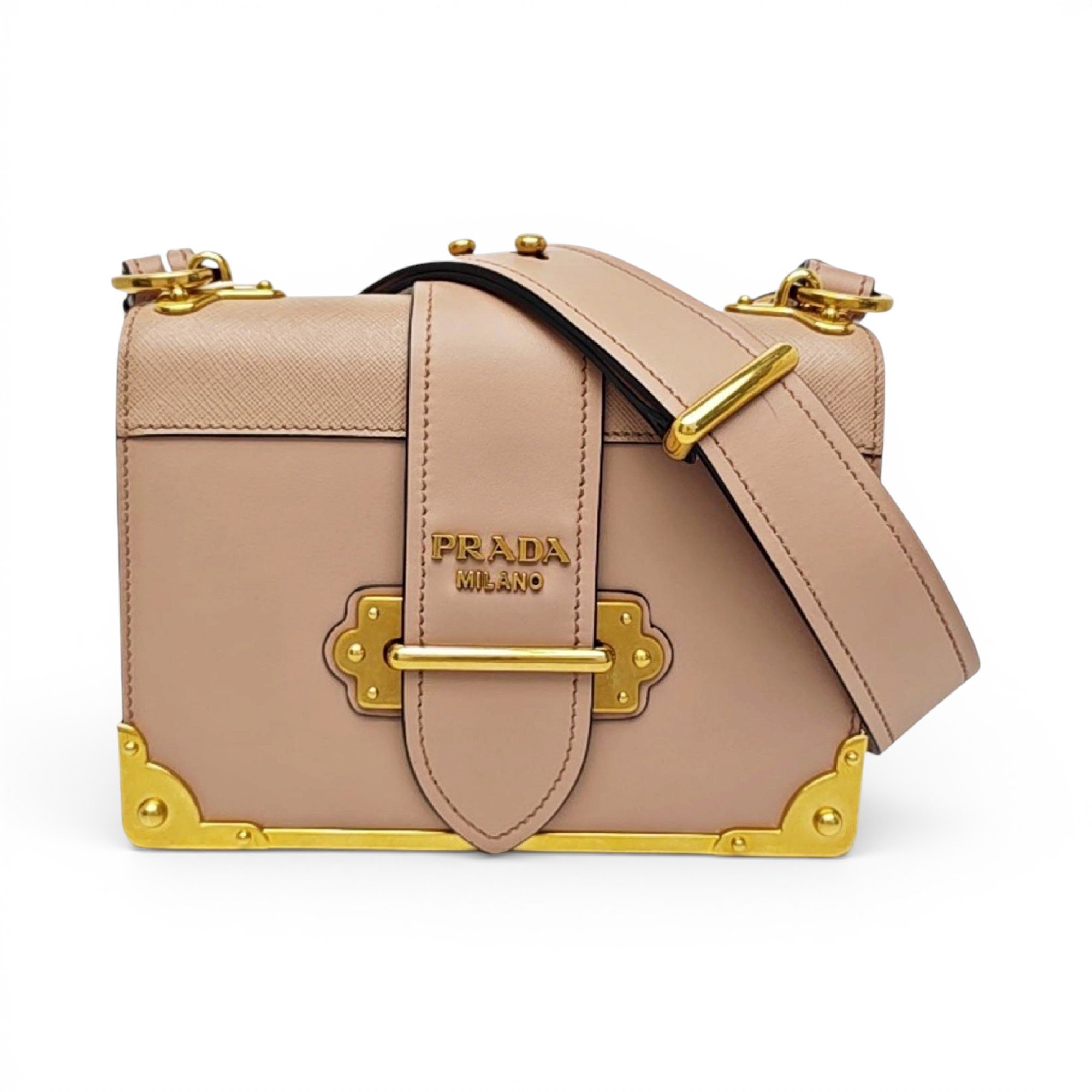 Cahier leather handbag