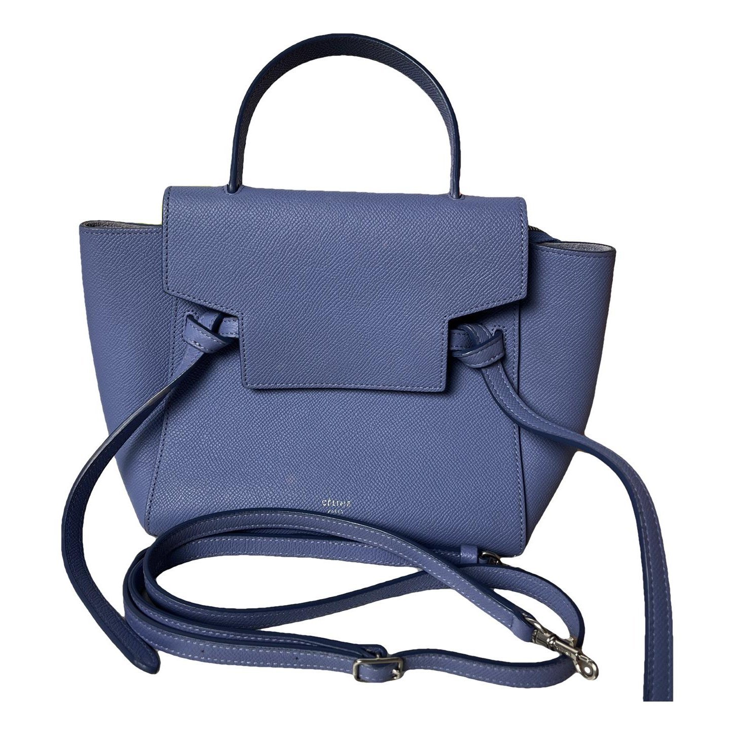 Belt leather handbag