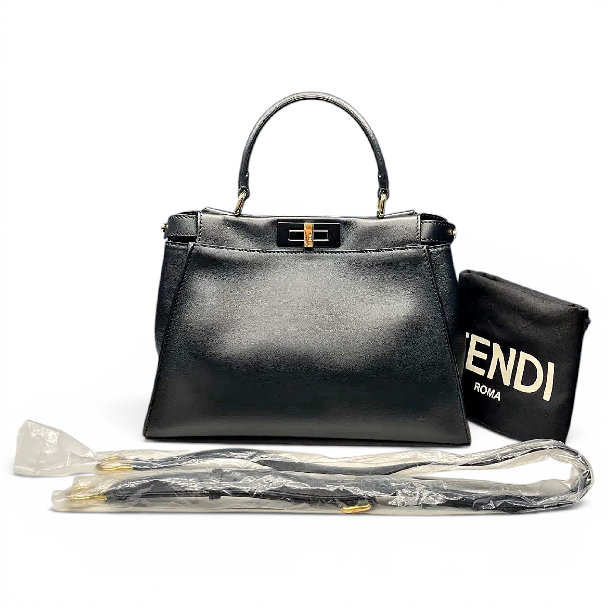 Peekaboo leather crossbody bag