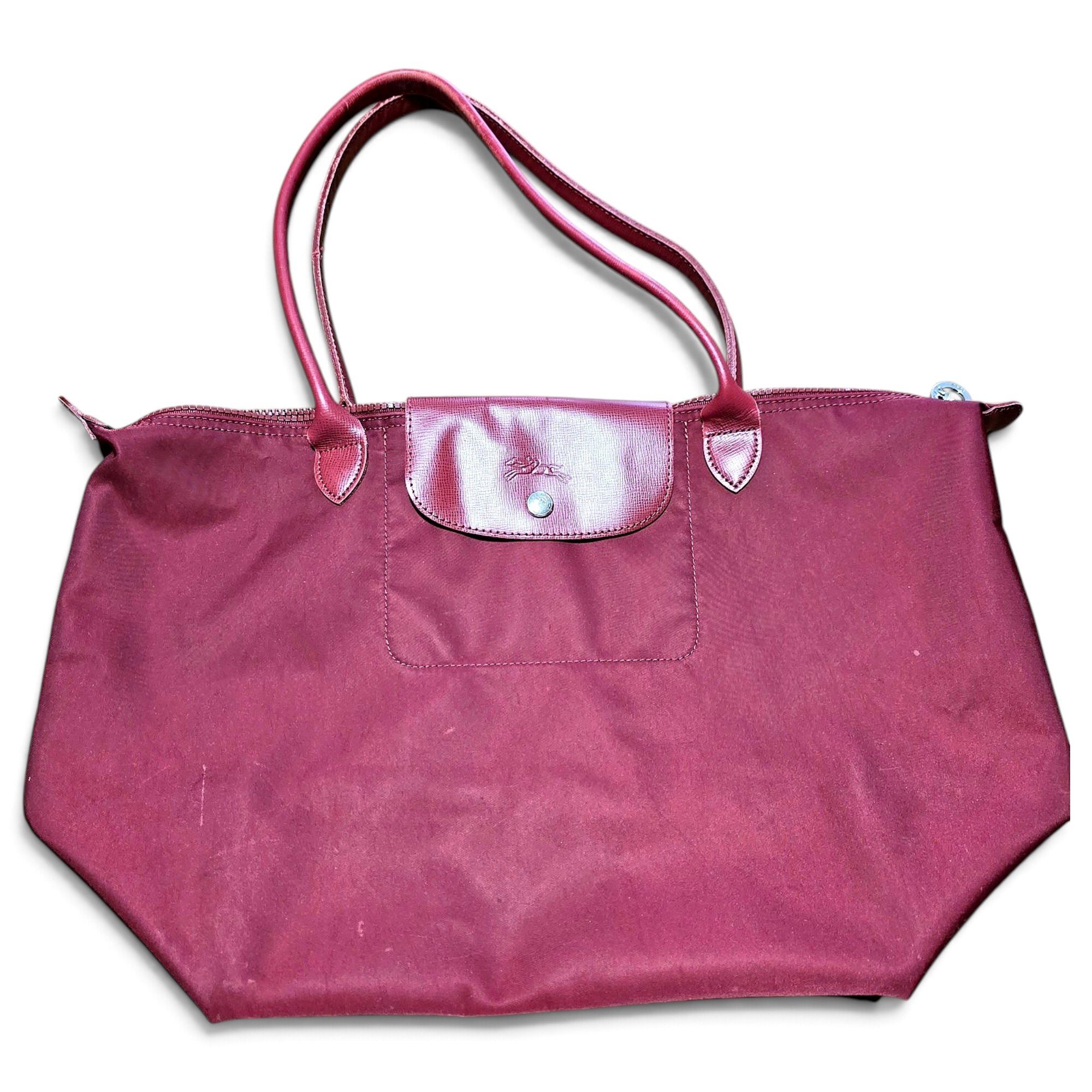 Pliage leather handbag