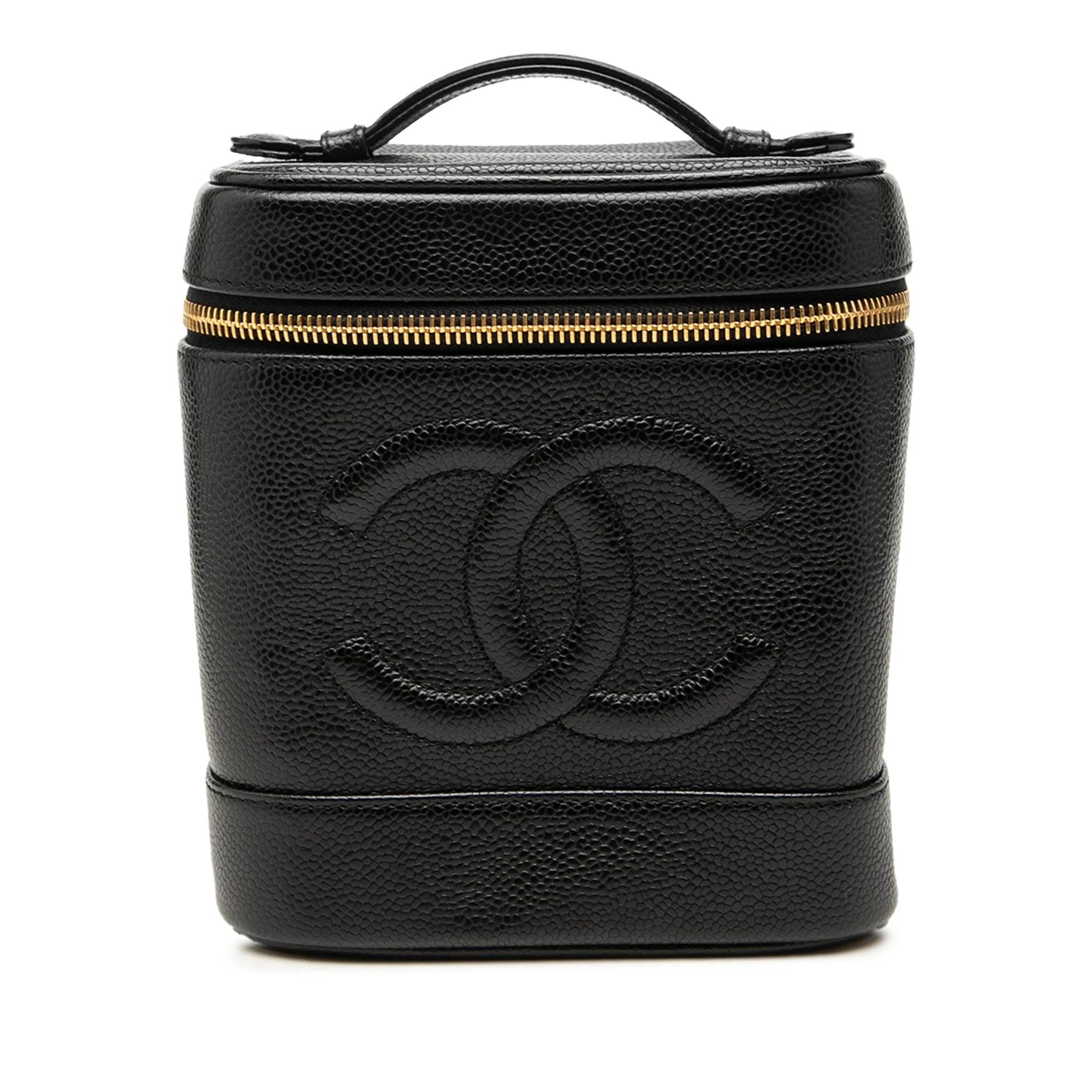 Vanity leather handbag