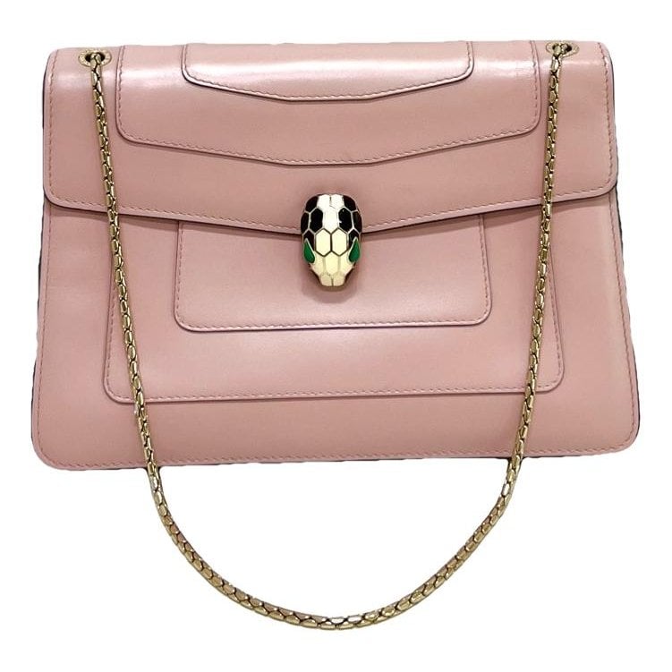 Serpenti leather handbag