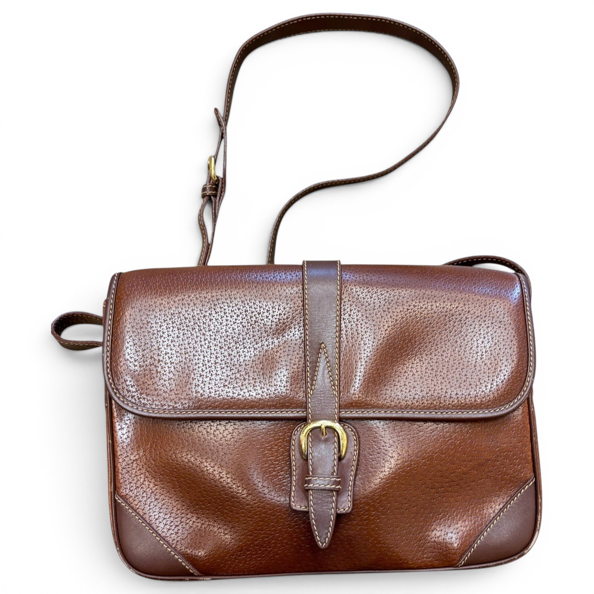 Leather crossbody bag