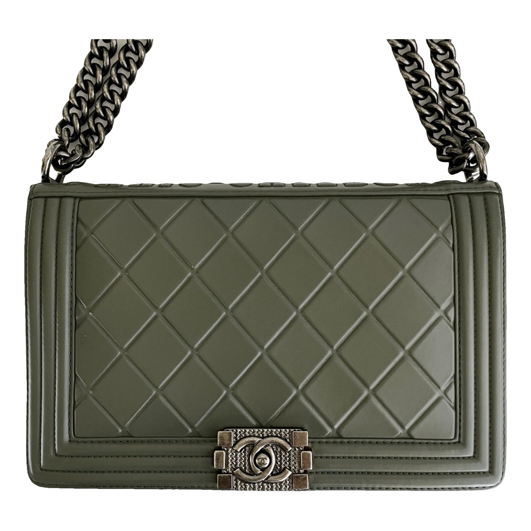 Boy leather crossbody bag