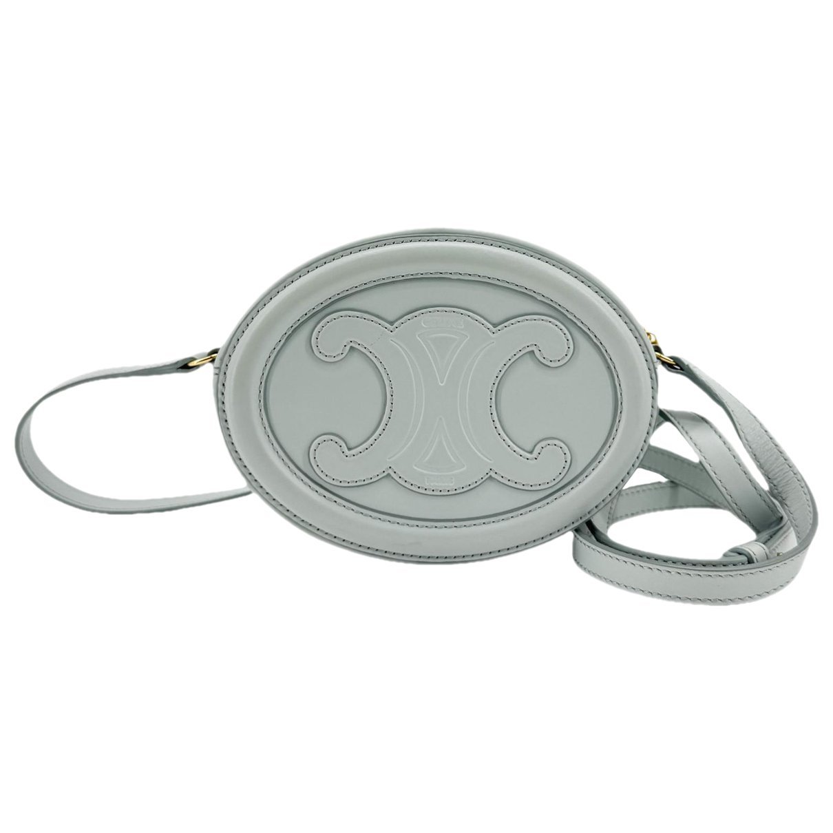 Triomphe leather crossbody bag