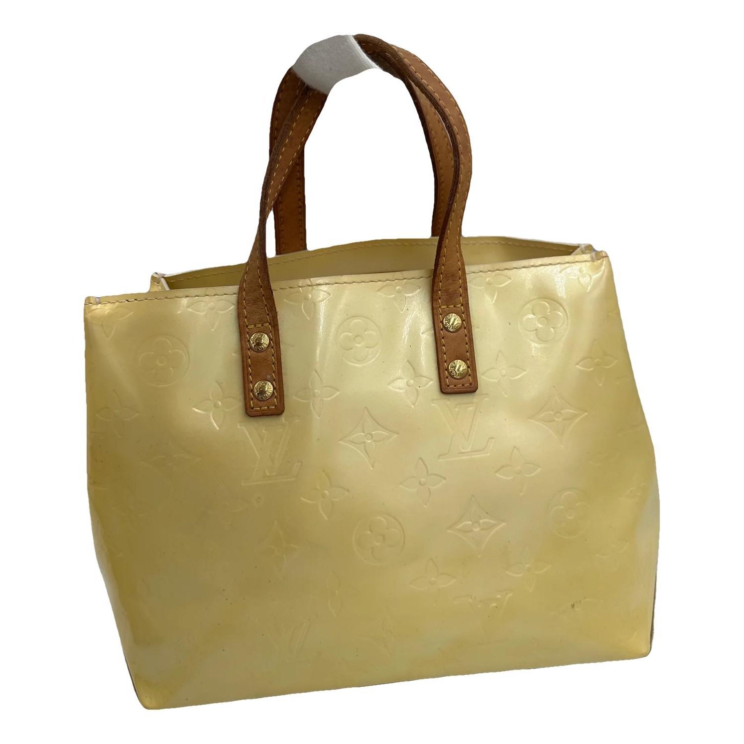 Reade patent leather handbag