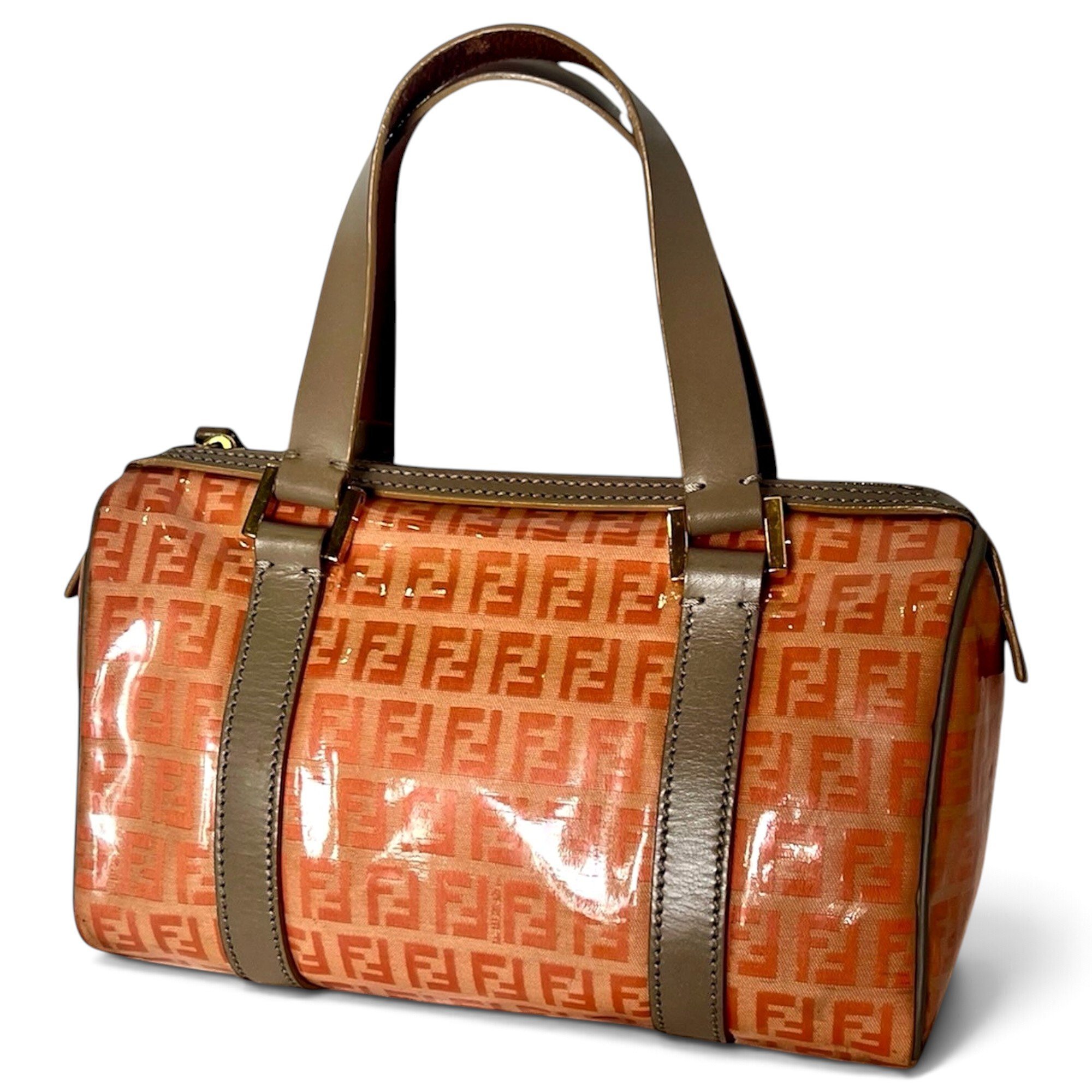 Vinyl handbag