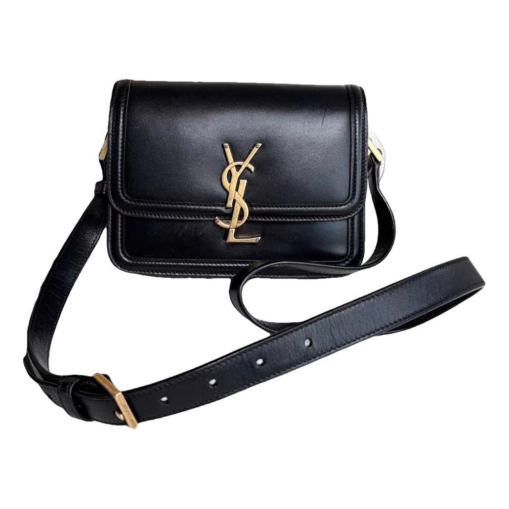 Solférino leather handbag