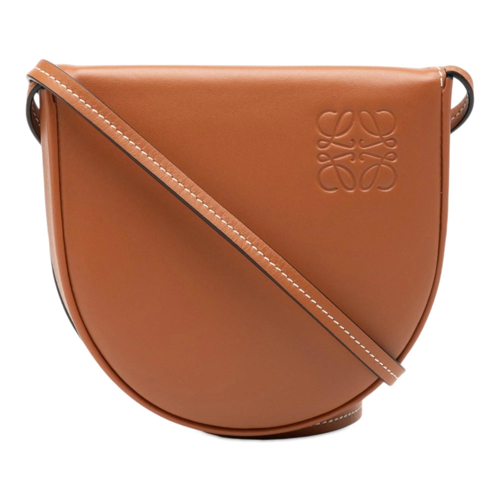 Heel pony-style calfskin crossbody bag