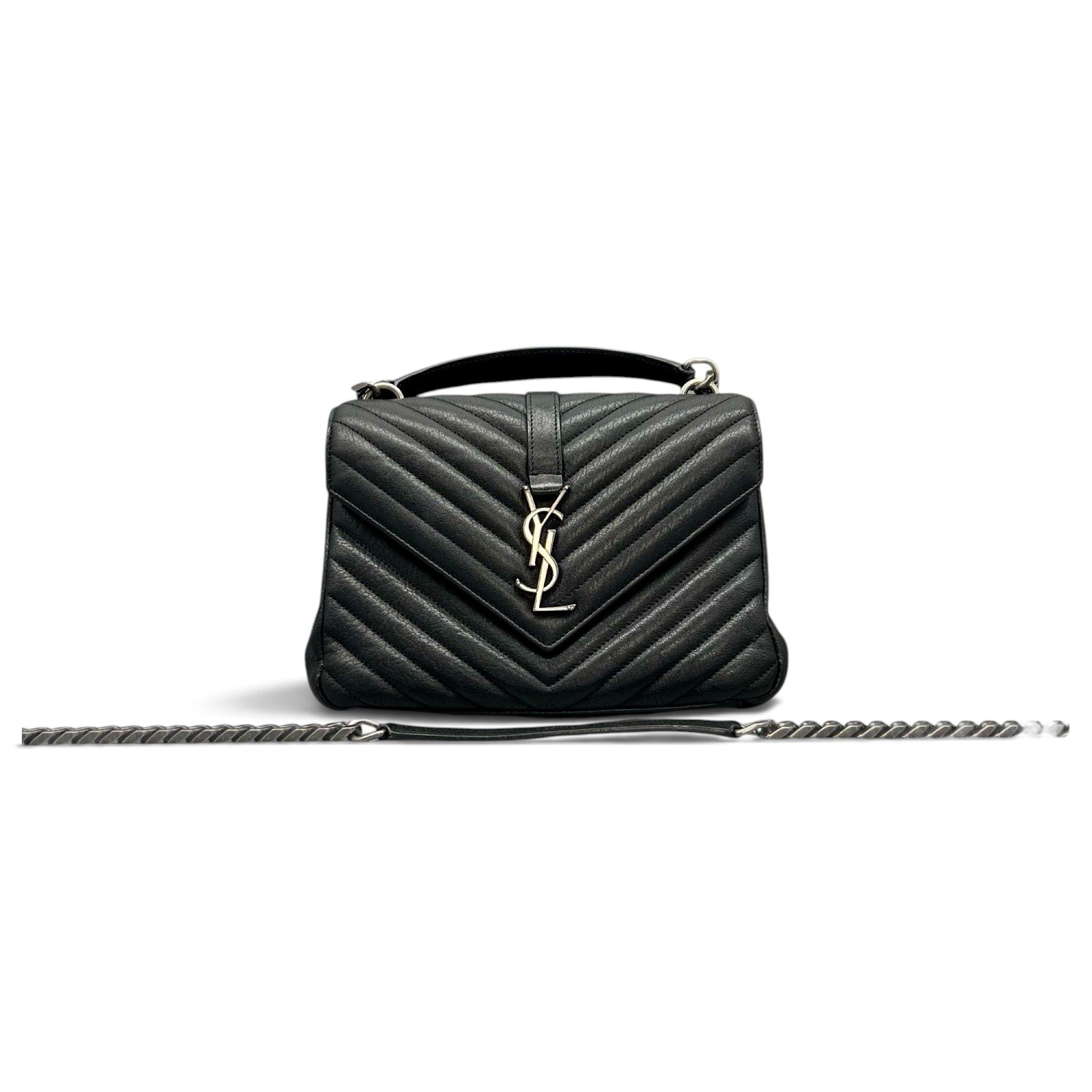 Collége monogramme leather handbag