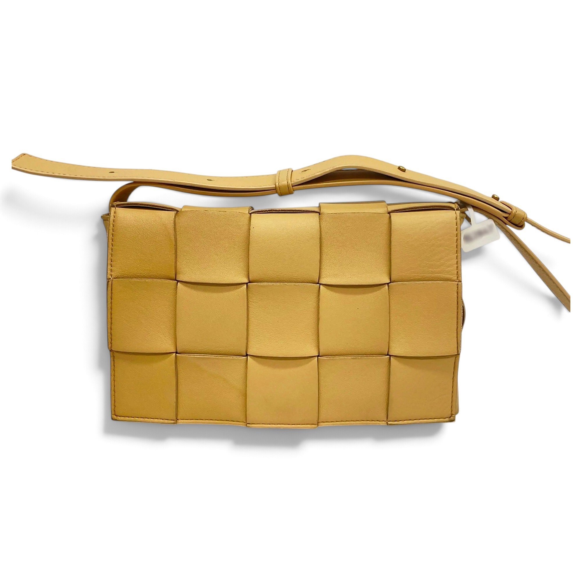 Cassette leather handbag