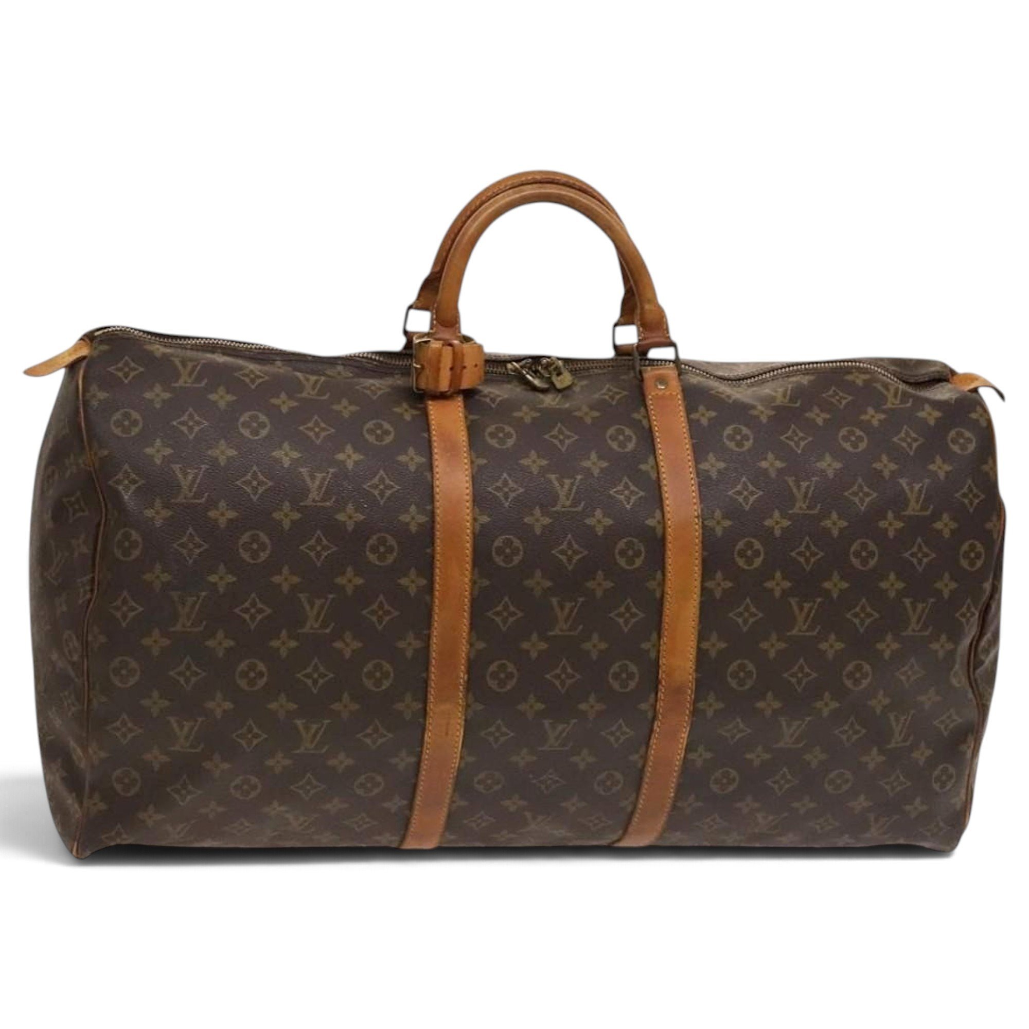Leather bowling bag